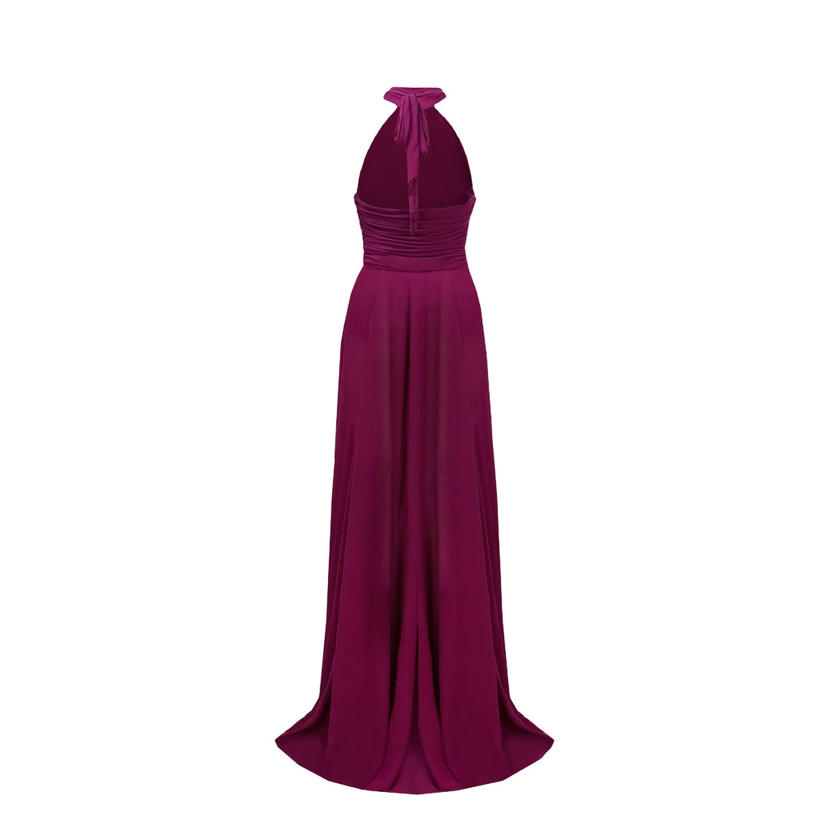 Kerstin Purple Ruched Maxi Dress (Final Sale-US Only)