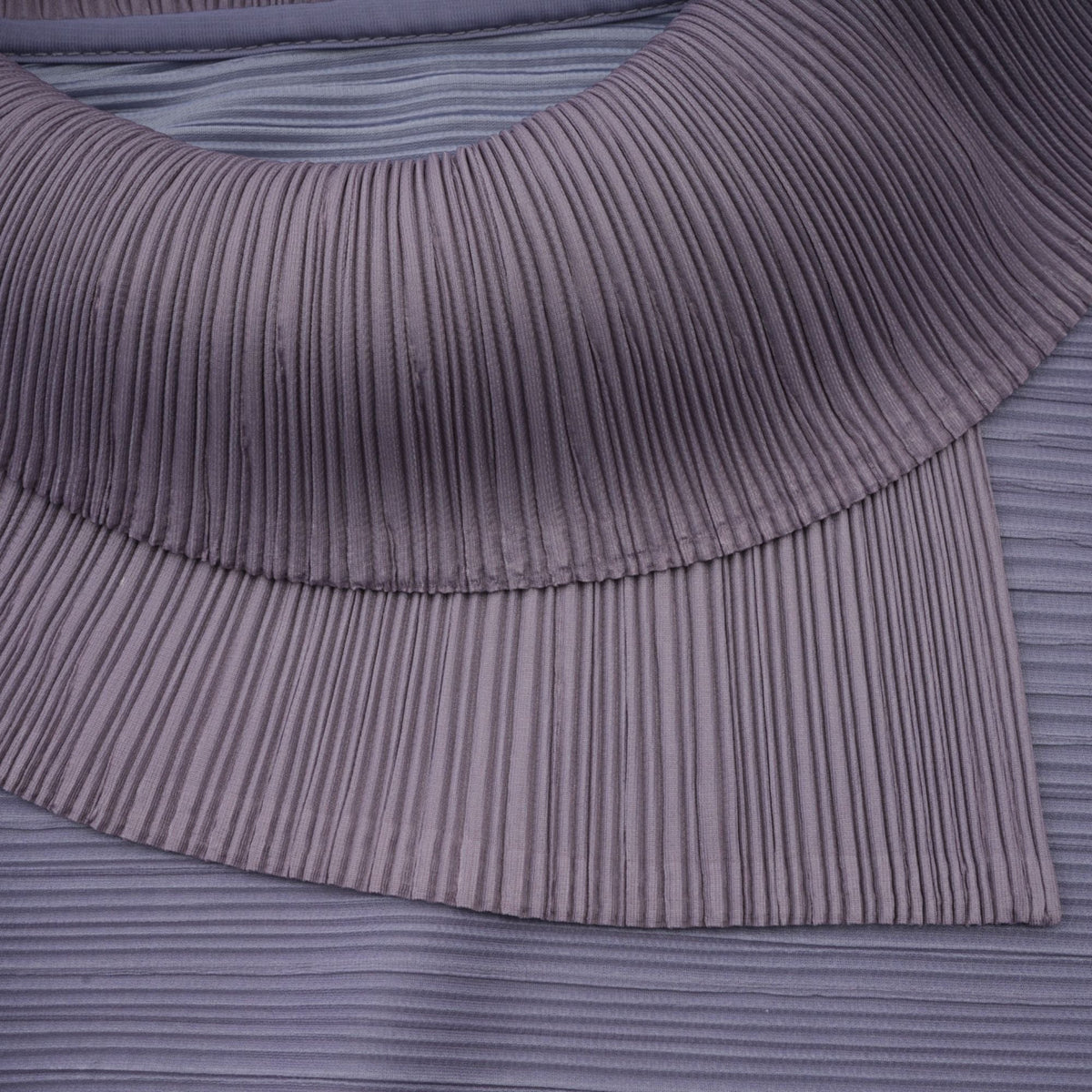 Agathe purple gradient wrinkled blouse & trousers matching set (Final Sale-US Only)