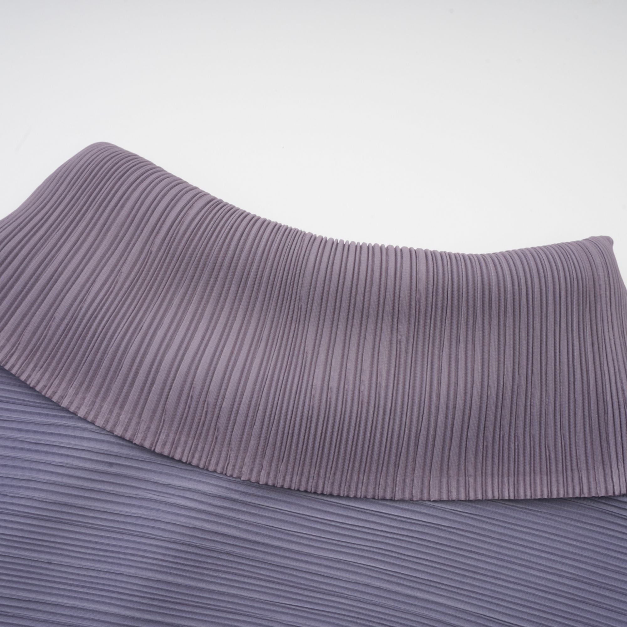 Agathe purple gradient wrinkled blouse & trousers matching set