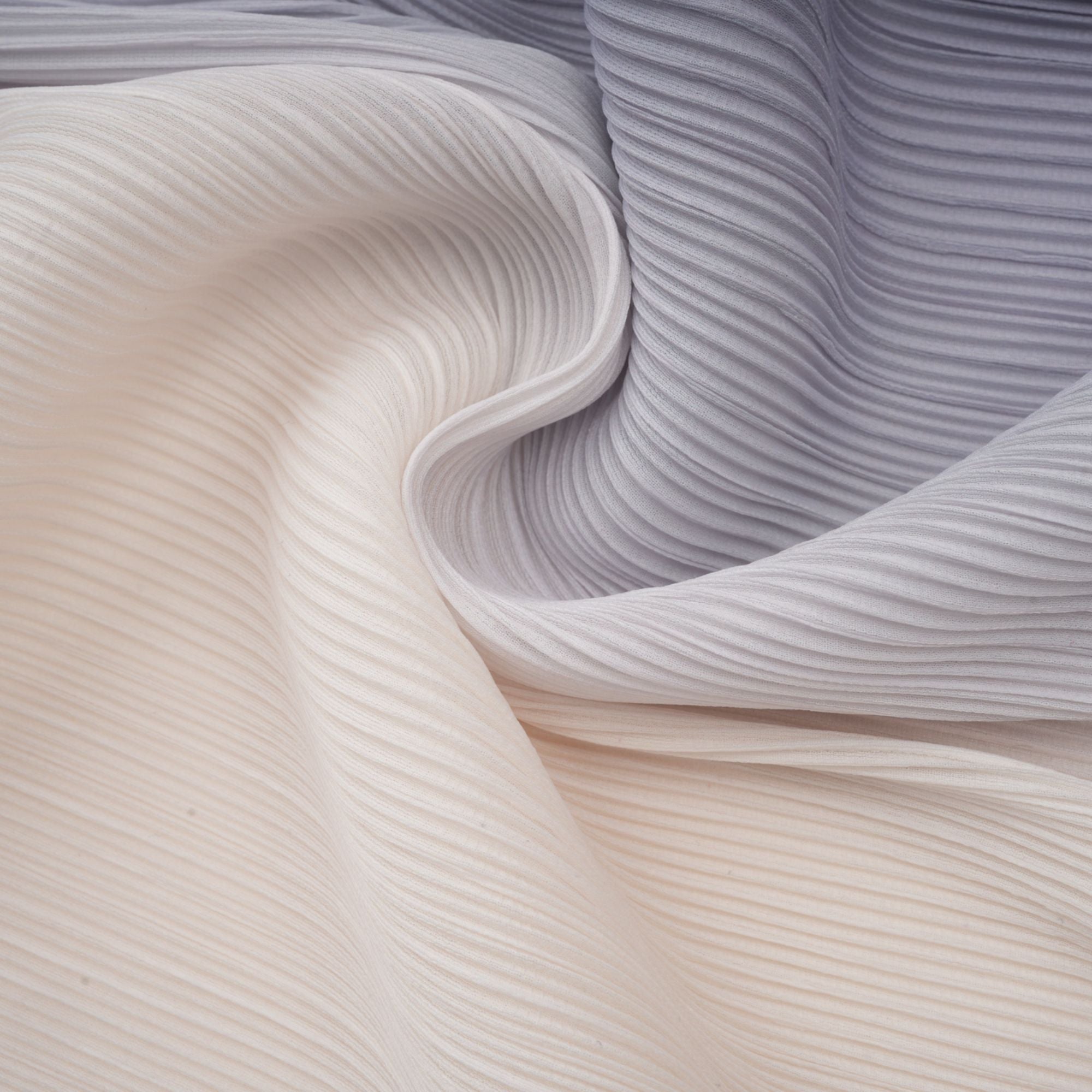 Agathe purple gradient wrinkled blouse & trousers matching set