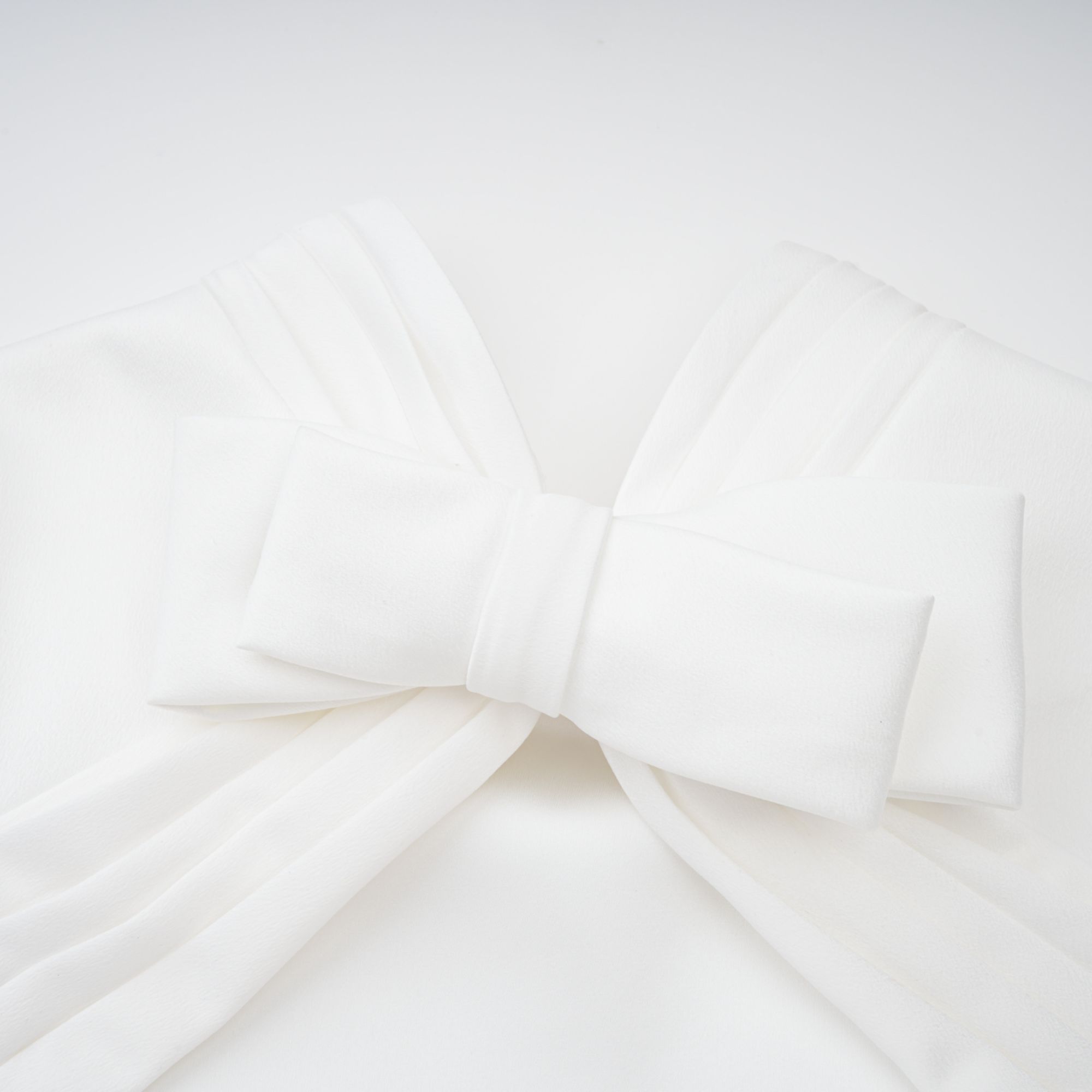 Camille White Statement Bow Mermaid Maxi Dress (Final Sale-US Only)