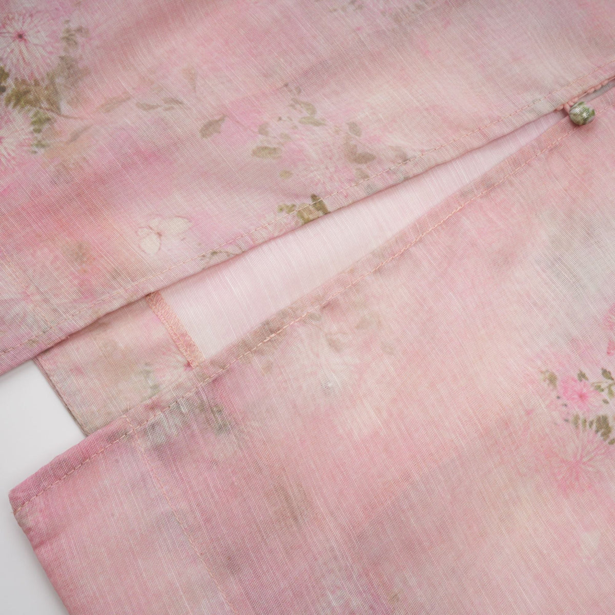 Narcisse pink embellished floral-print mini dress