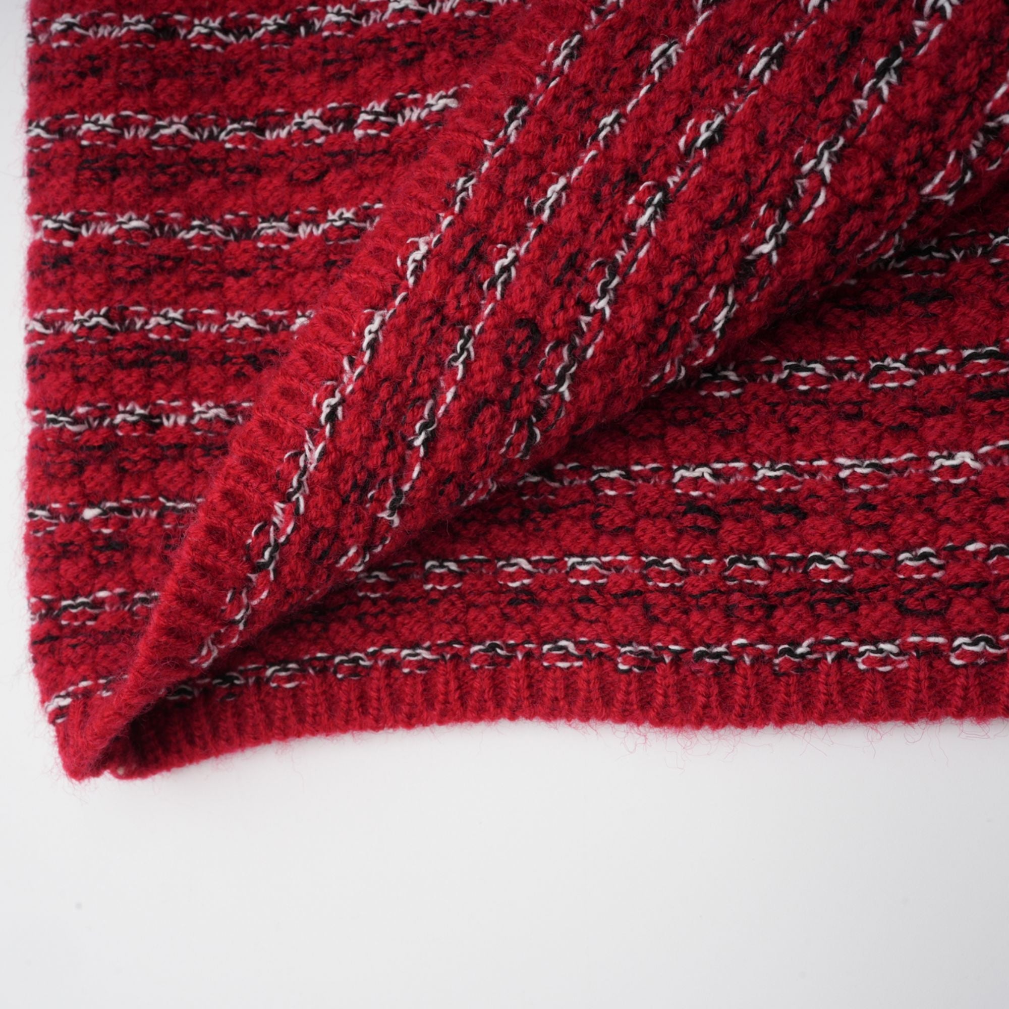 Faustine bow-detailed knit mini dress