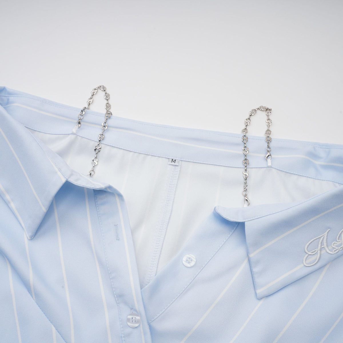 Hélène striped off-shoulder blouse