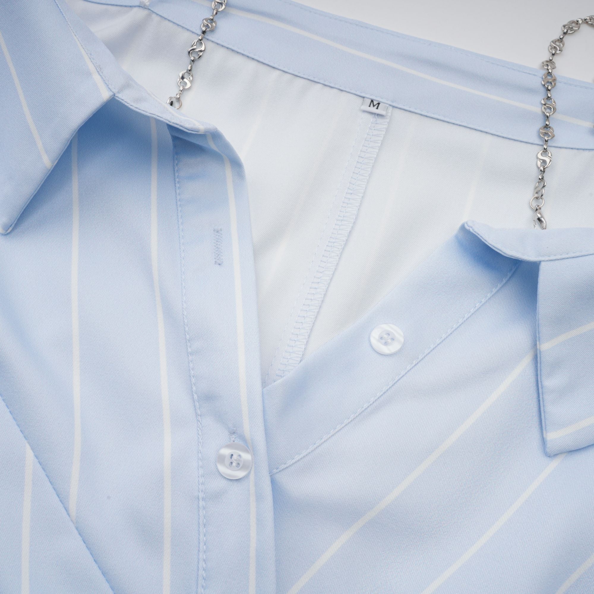 Hélène striped off-shoulder blouse