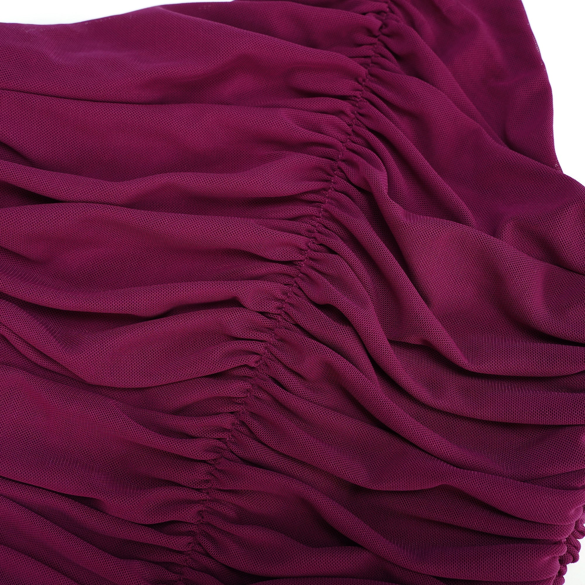 Kerstin Purple Ruched Maxi Dress