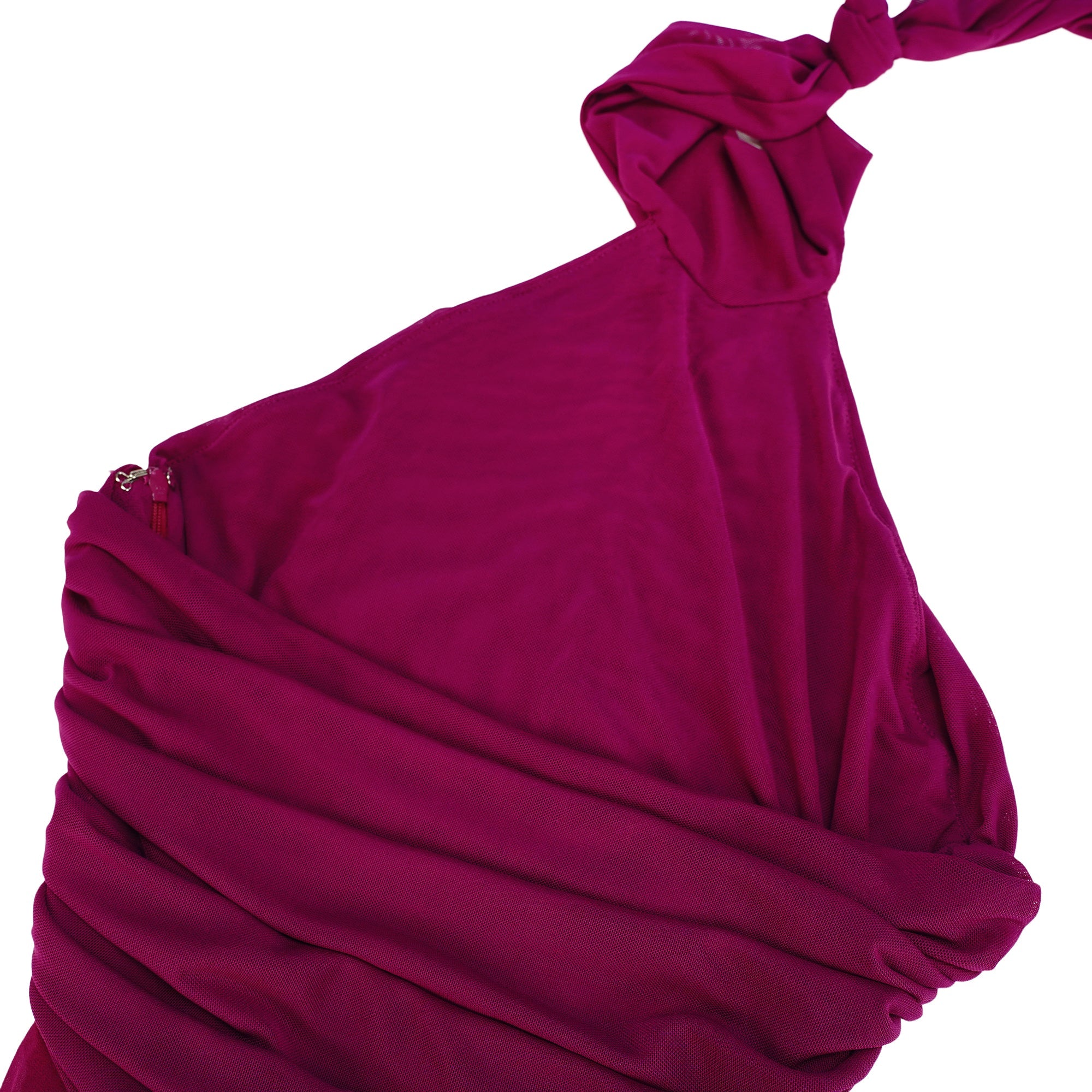 Kerstin Purple Ruched Maxi Dress