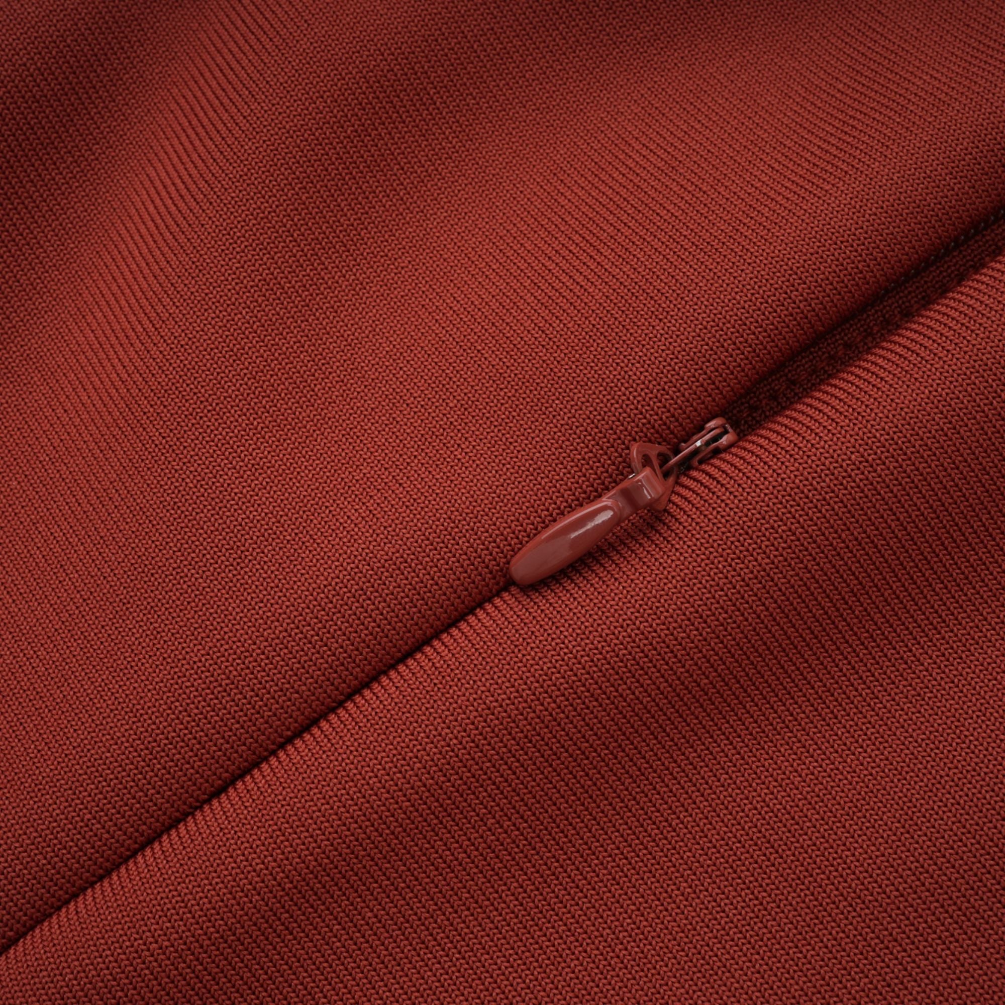 Mélisande Rusty Red Halterneck Fringed Maxi Gown