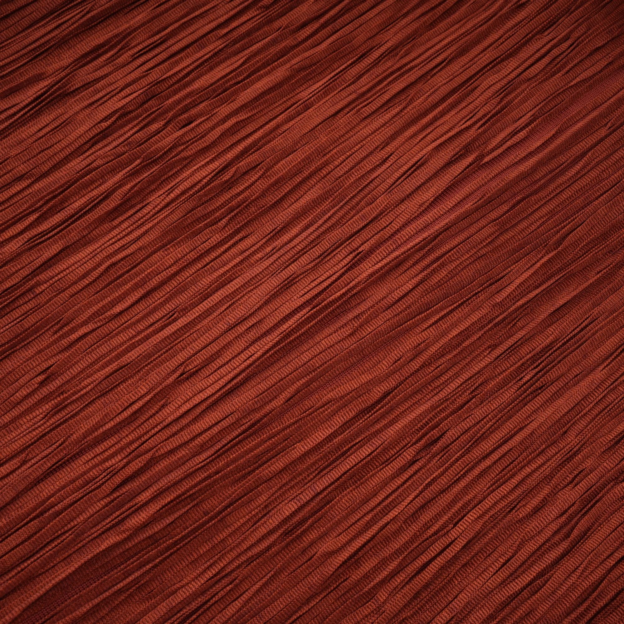 Mélisande Rusty Red Halterneck Fringed Maxi Gown