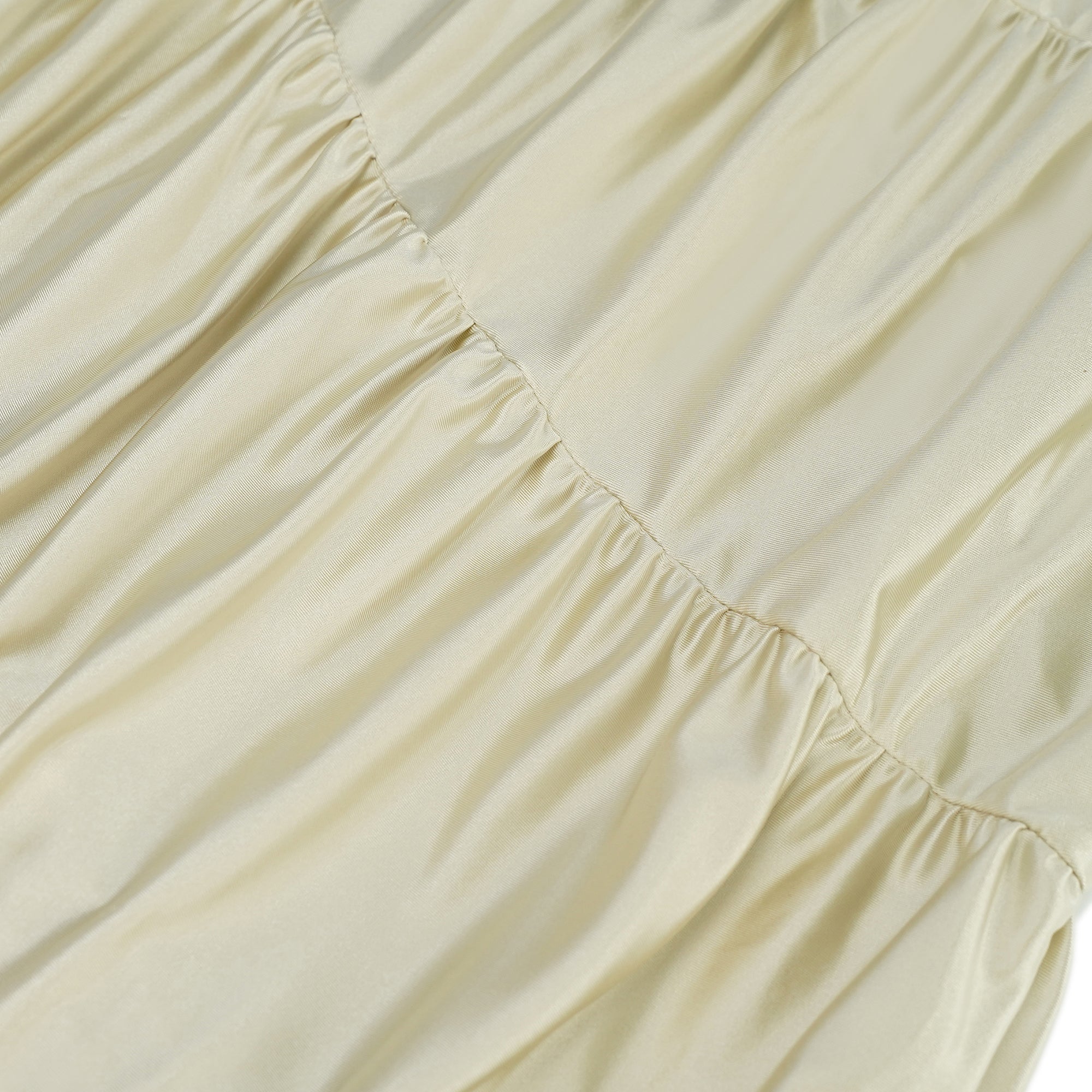 Cecilia Neutral Sea Ammonite Shirred Maxi Dress (Final Sale-US Only)