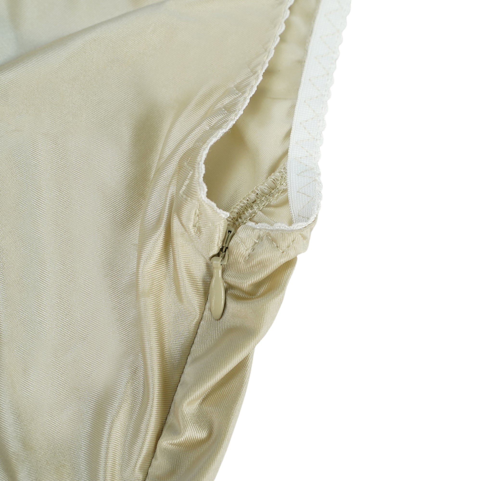 Cecilia Neutral Sea Ammonite Shirred Maxi Dress