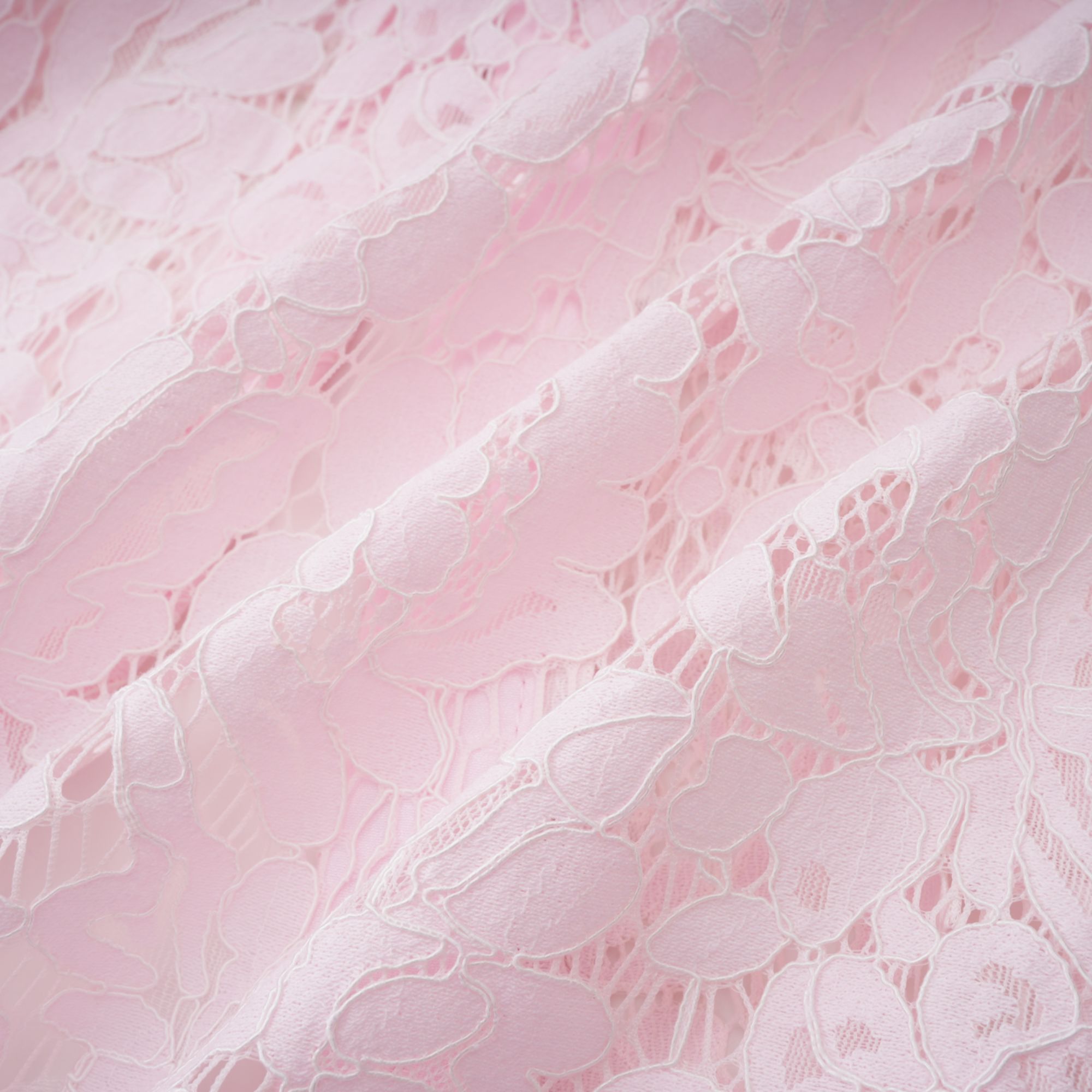 Sabine Pink Floral Lace Mermaid Midi Dress (Final Sale-US Only)