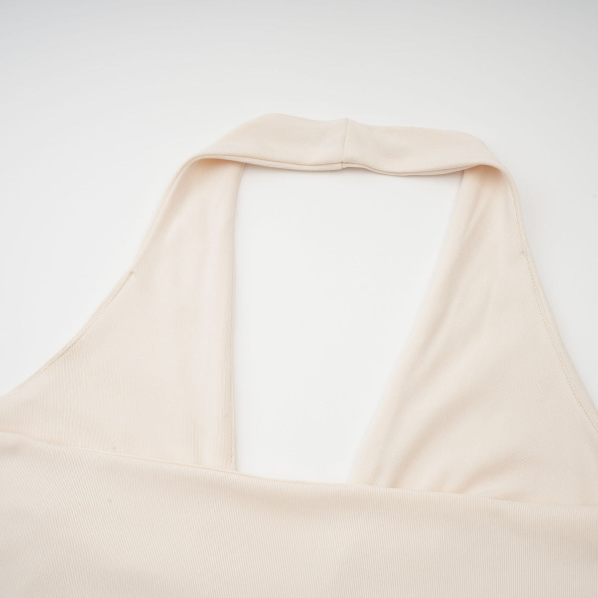 Géraldine white deep V-neck draped maxi dress (Final Sale-US Only)
