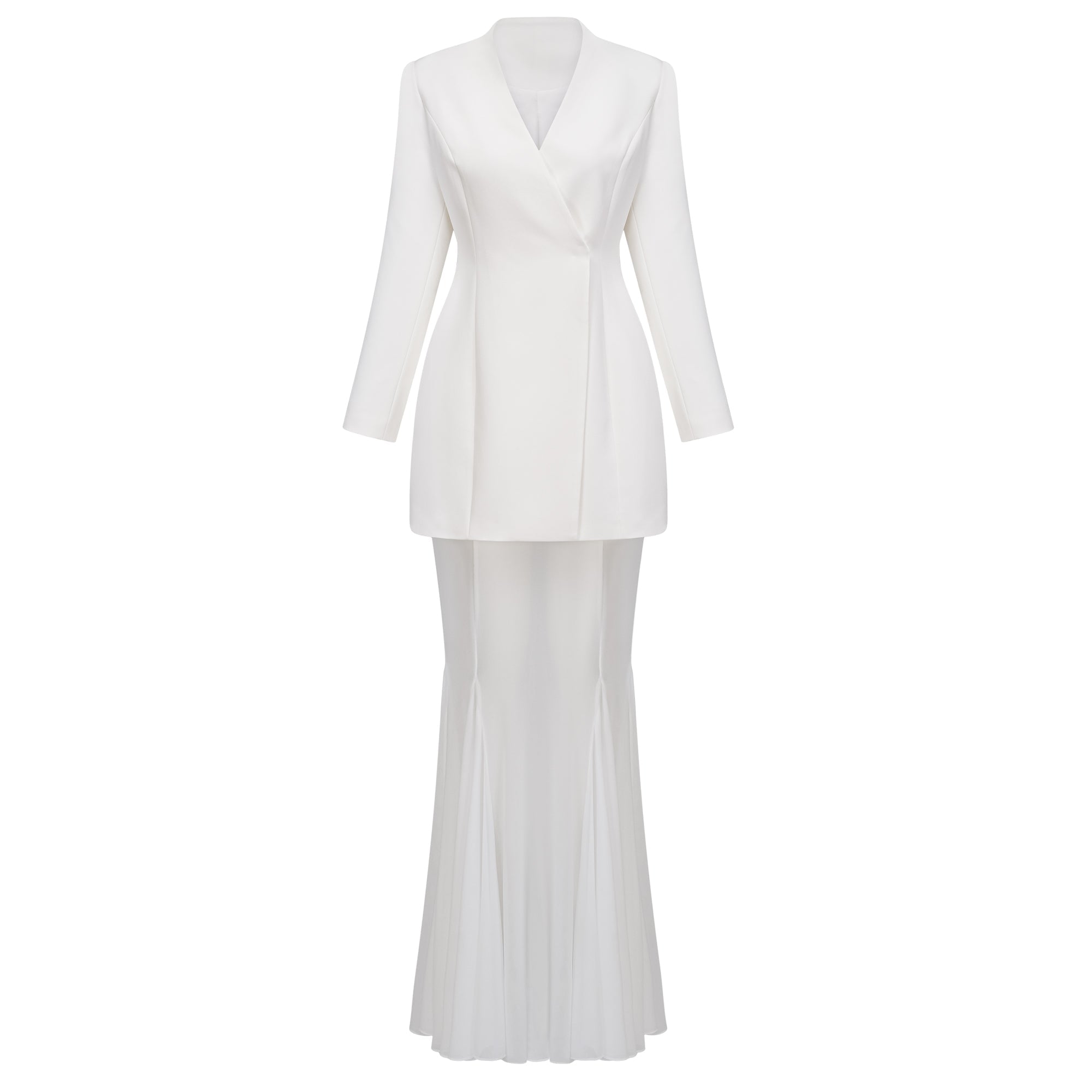 Enora Barrel Design Jacket & Skirt Set (Final Sale-US Only)