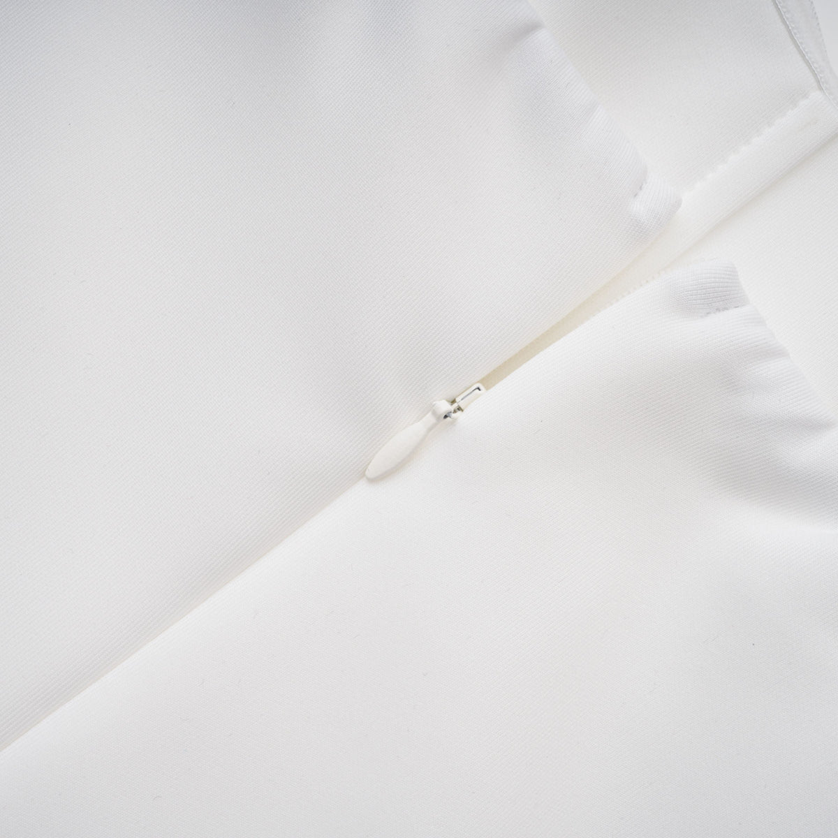 Felice White Structured Cape & Corset Dress Set (Final Sale-US Only)