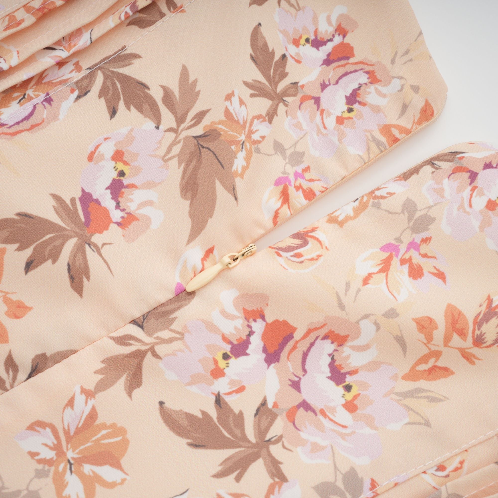 Alizée yellow floral-print pleated mini dress