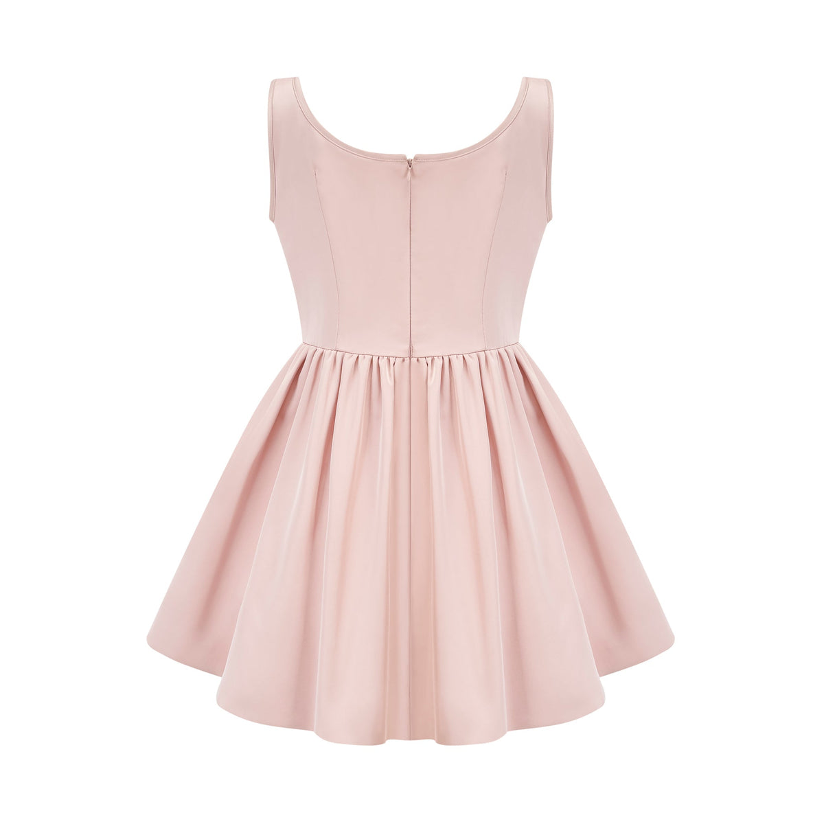 Axelle pleated crystal embellished mini dress - Pink