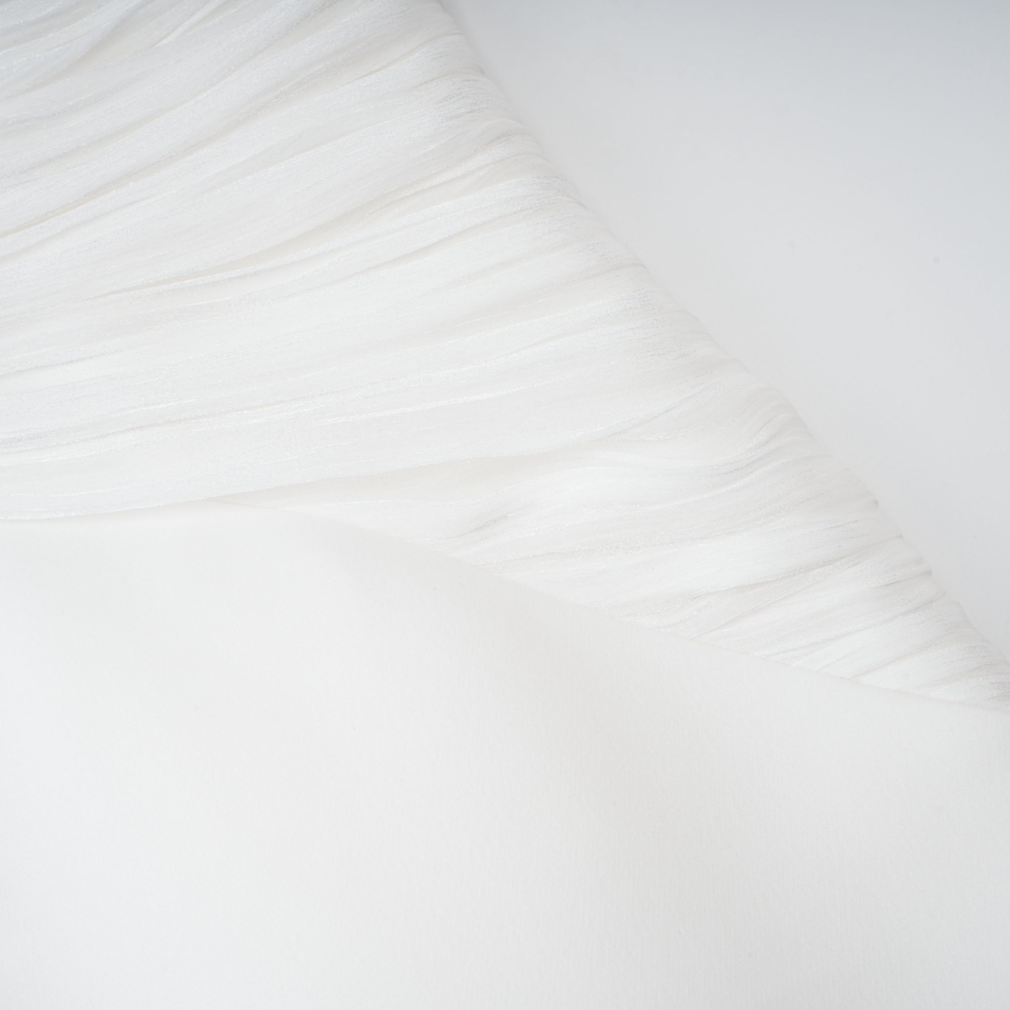 Emmeline White Train Design Gathered Maxi Dress