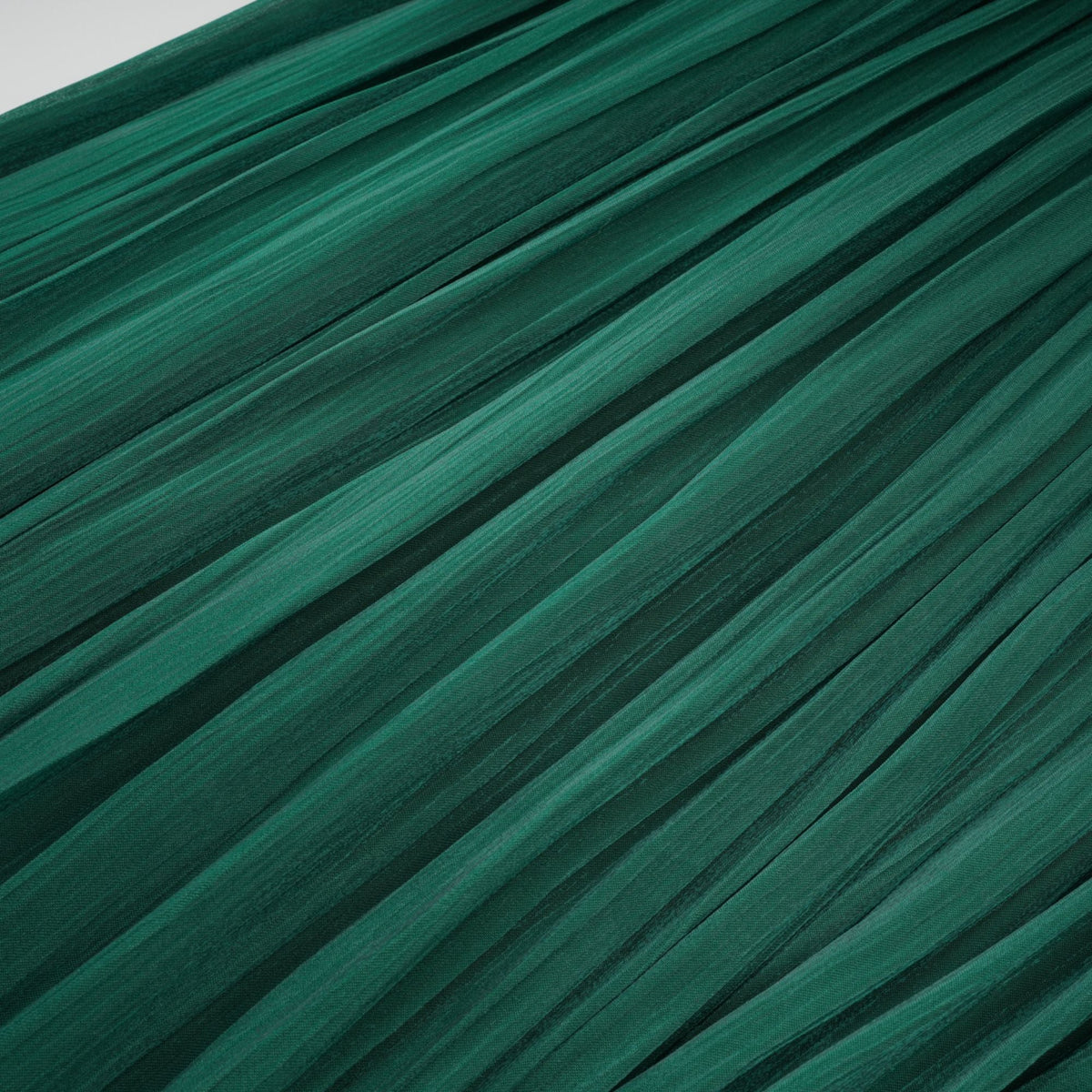 Emerald Green One Shoulder Ruched Maxi Dress