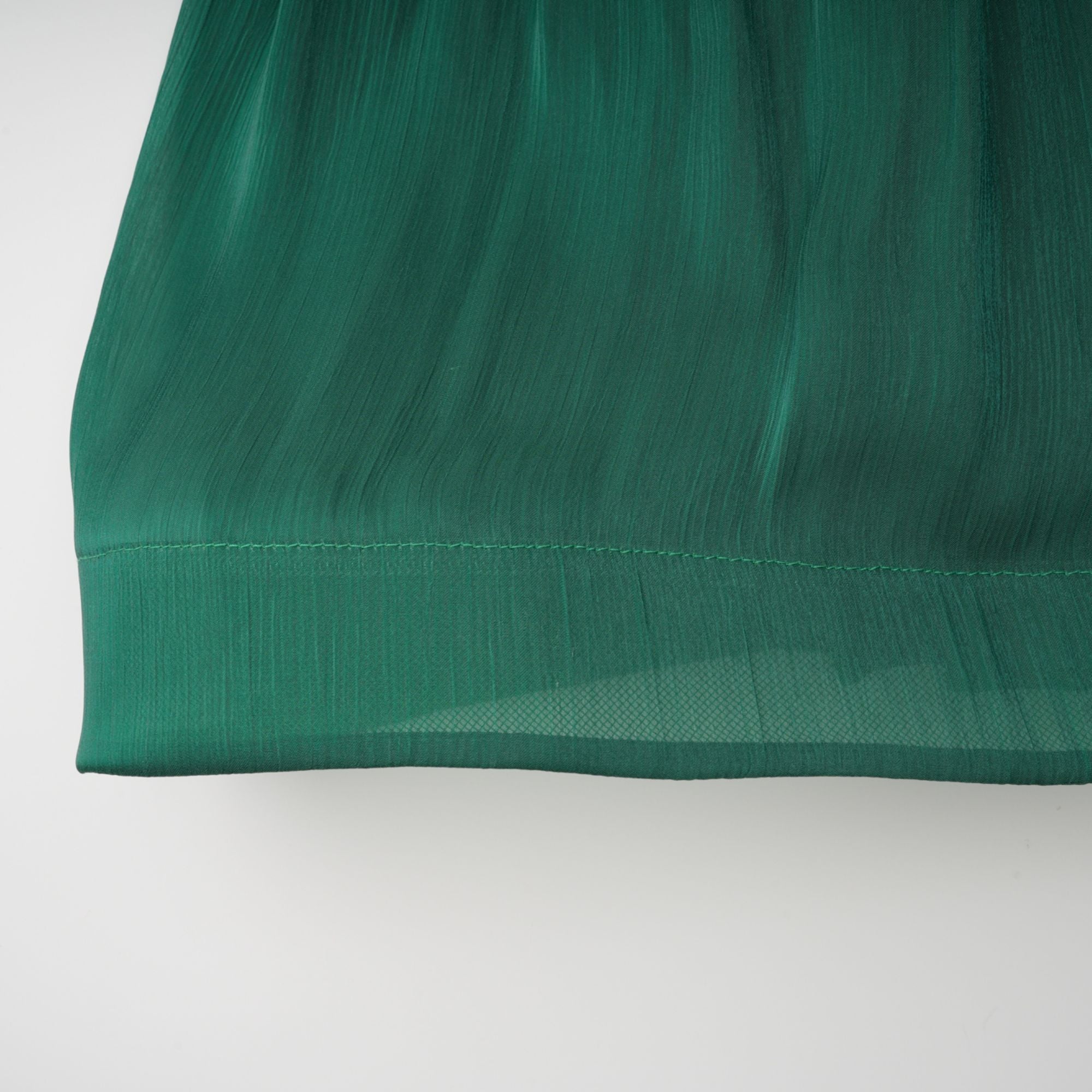 Emerald Green One Shoulder Ruched Maxi Dress (Final Sale-US Only)