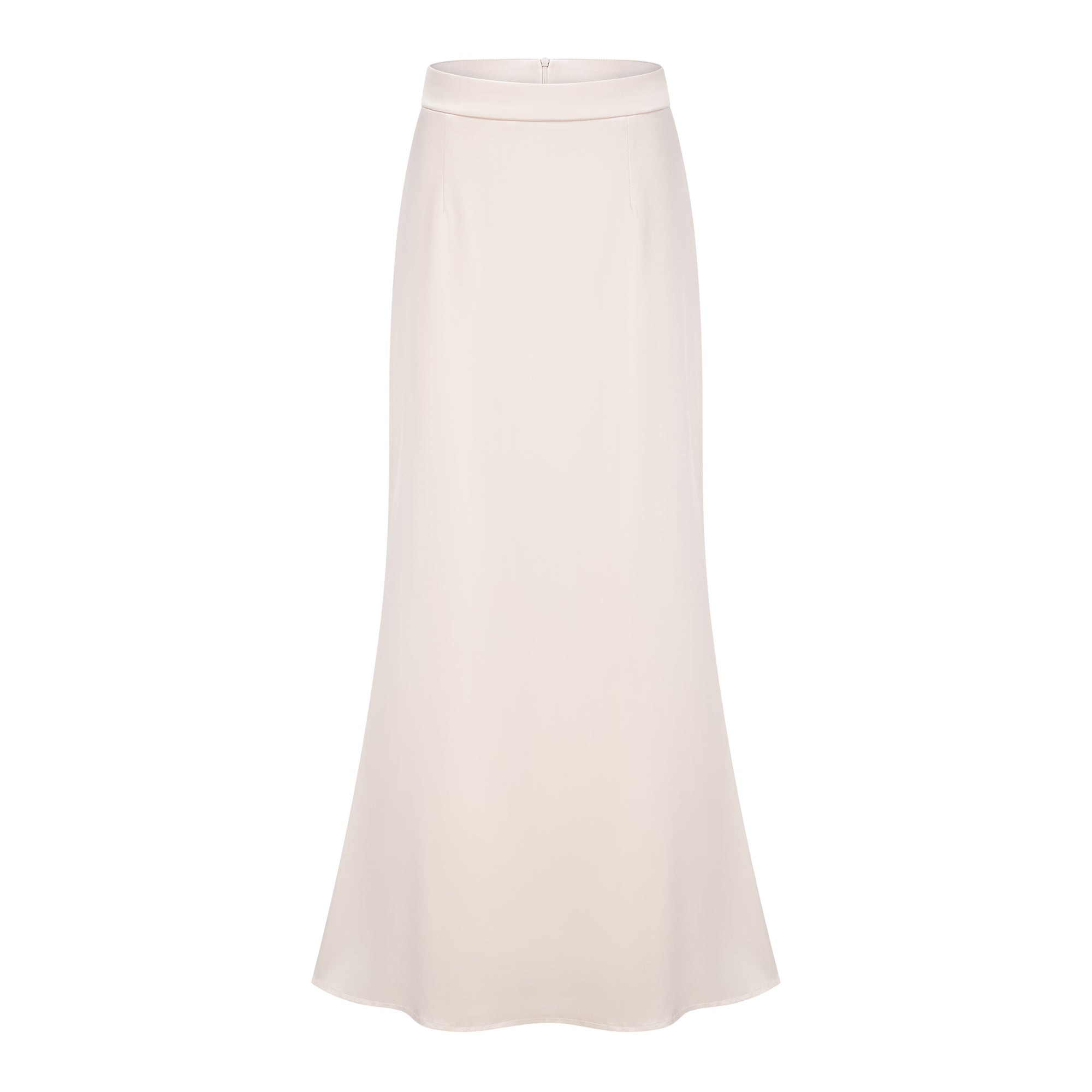 Roxanne Neutral Mock Neck Blouse & Mermaid Skirt Set (Final Sale-US Only)