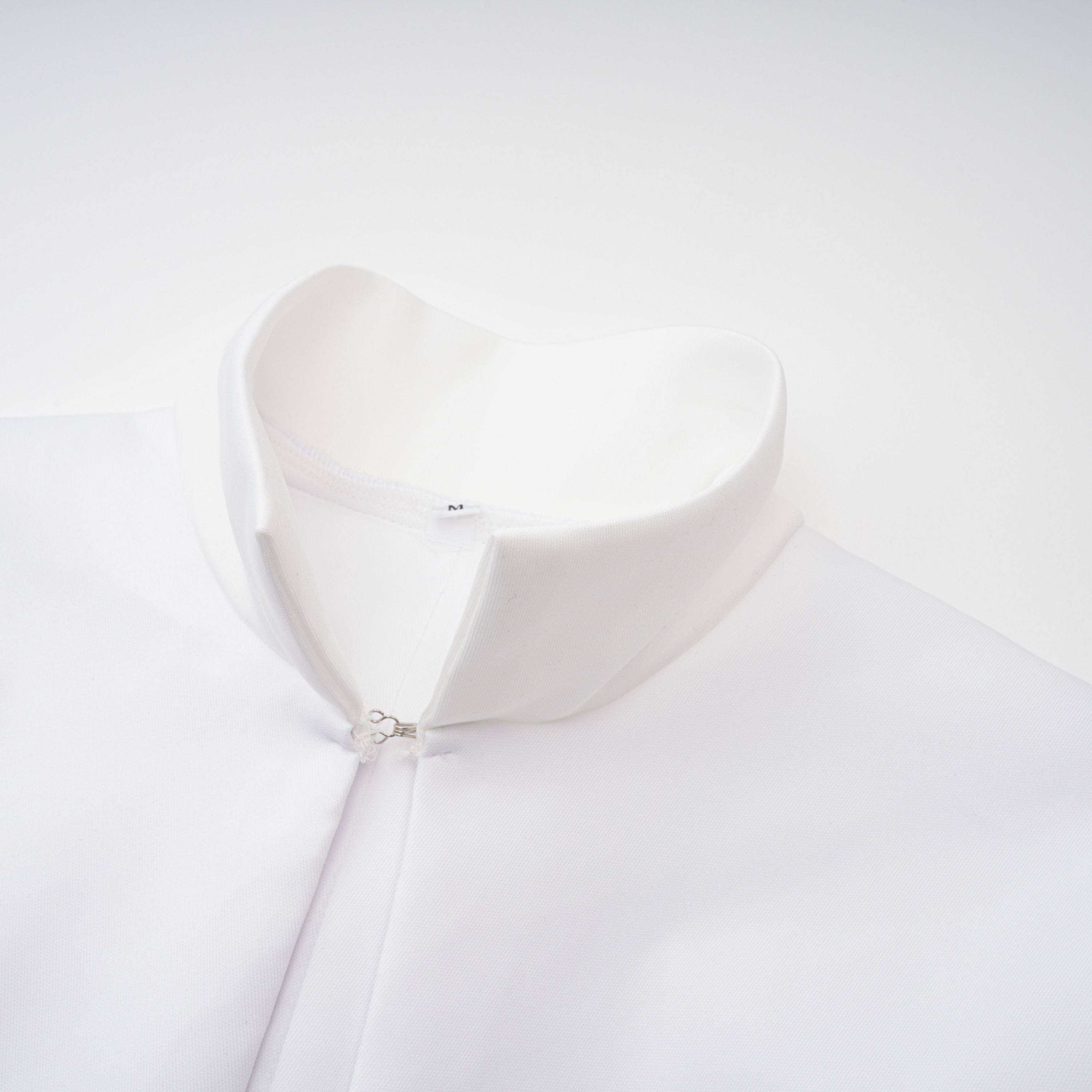 Felice White Structured Cape & Corset Dress Set