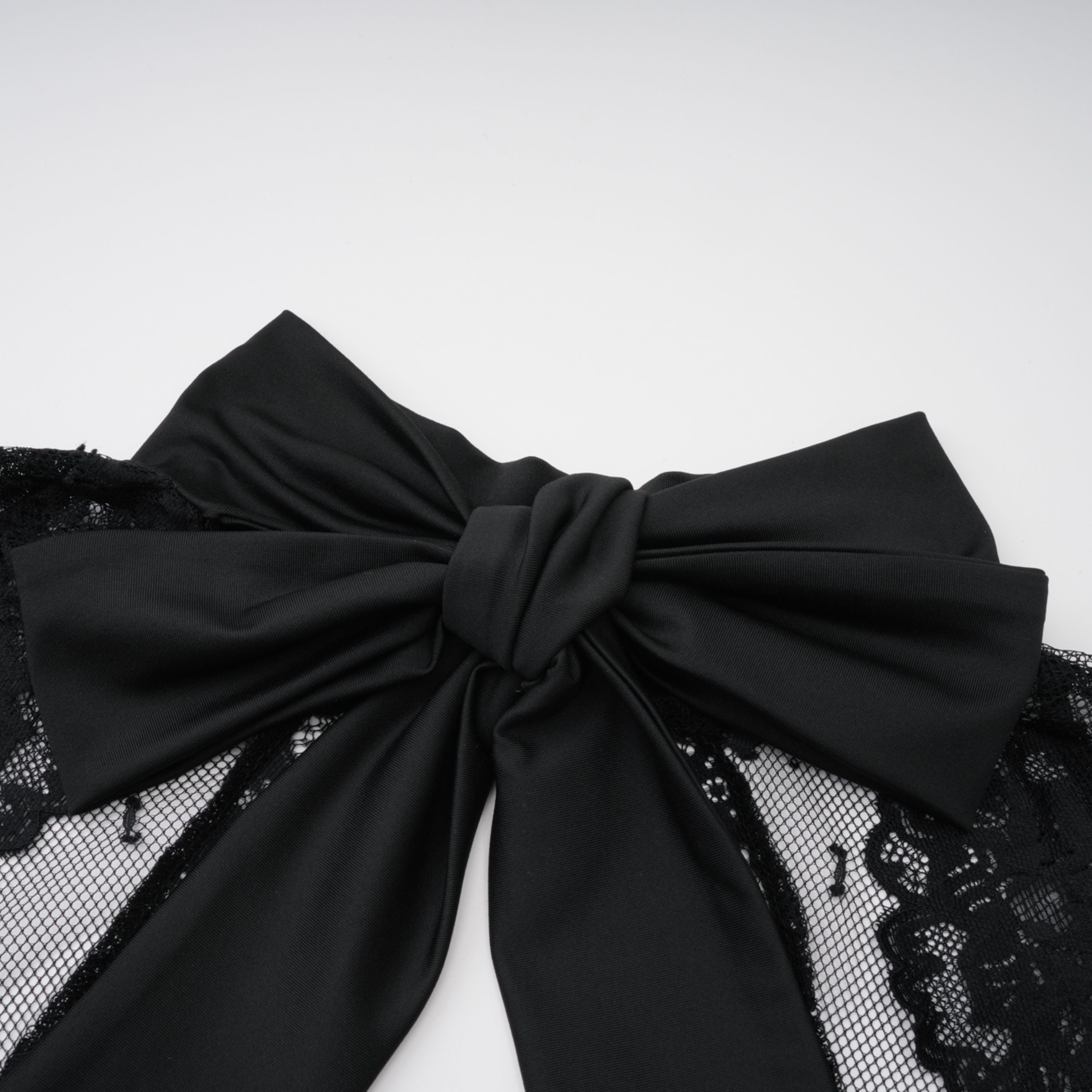 Quitterie Black Lace Panel Maxi Dress (Final Sale-US Only)