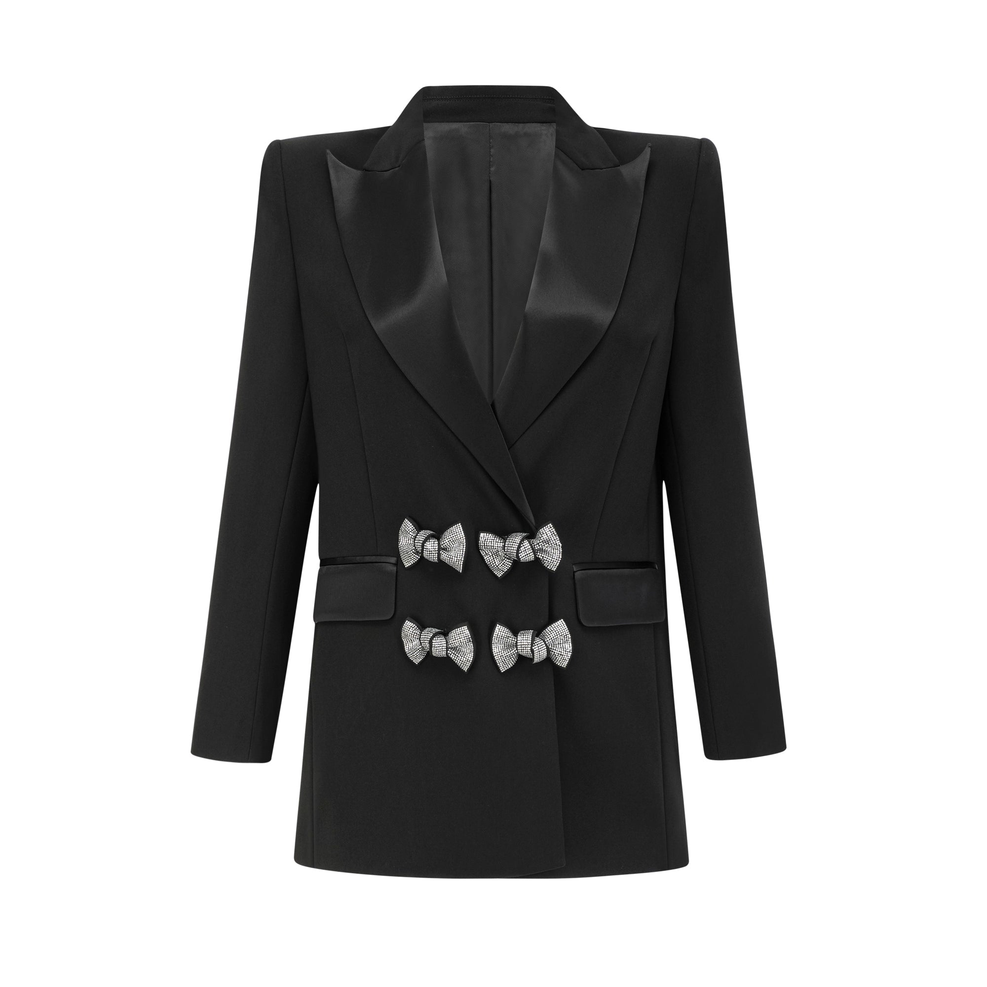 Thala crystal-embellished bow blazer (US Only)