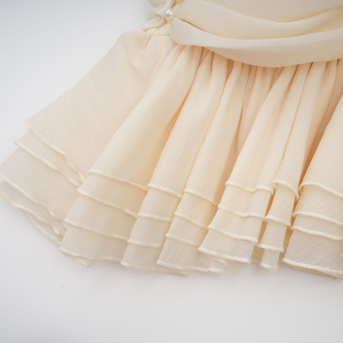 Bérénice white halterneck faux-pearl mini dress (Final Sale-US Only)