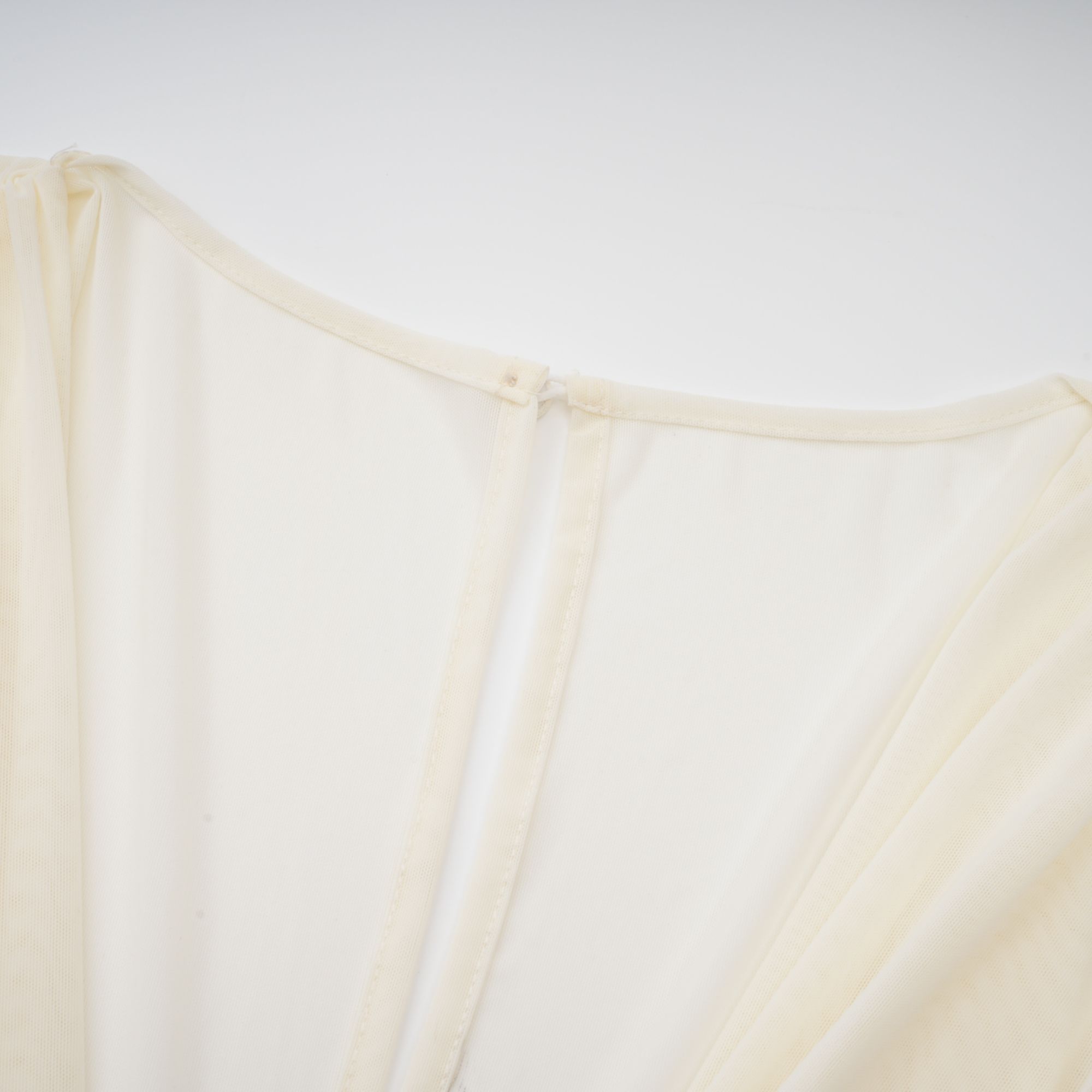 Léontine color-blocked flower-brooch ruched midi dress (Final Sale)