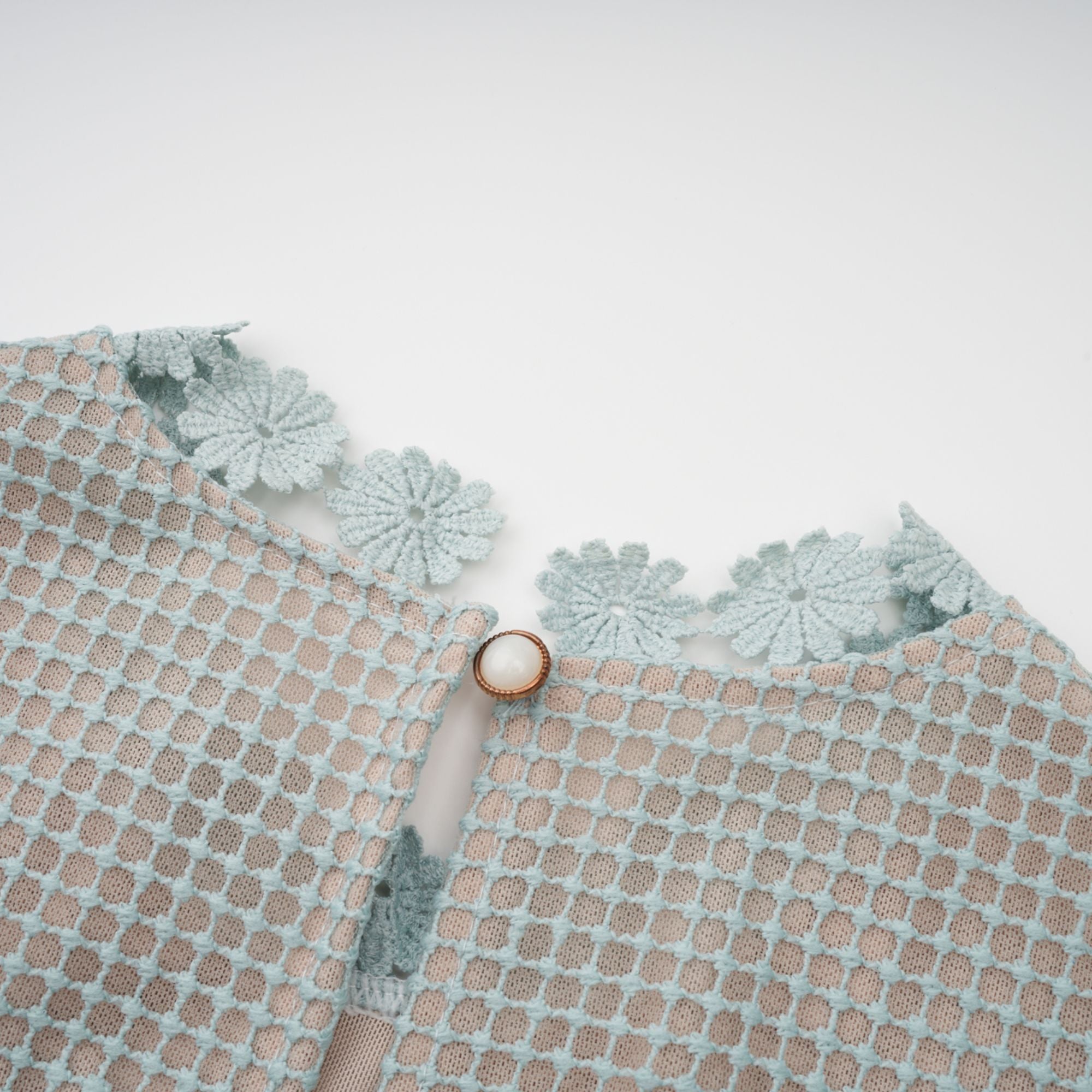 Océane green floral embroidered midi dress (Final Sale-US Only)