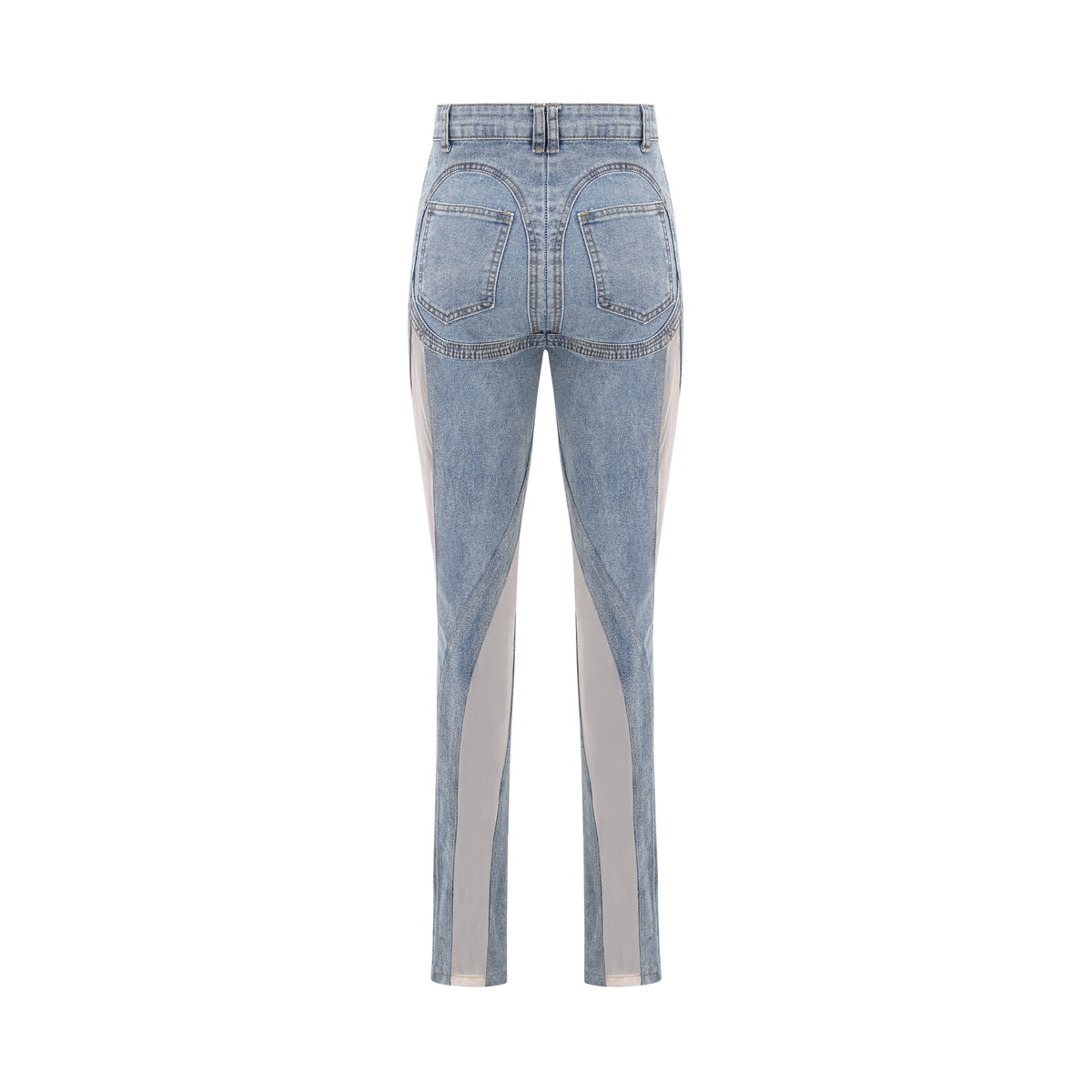 Aélis sheer-panelled jeans (Final Sale-US Only)