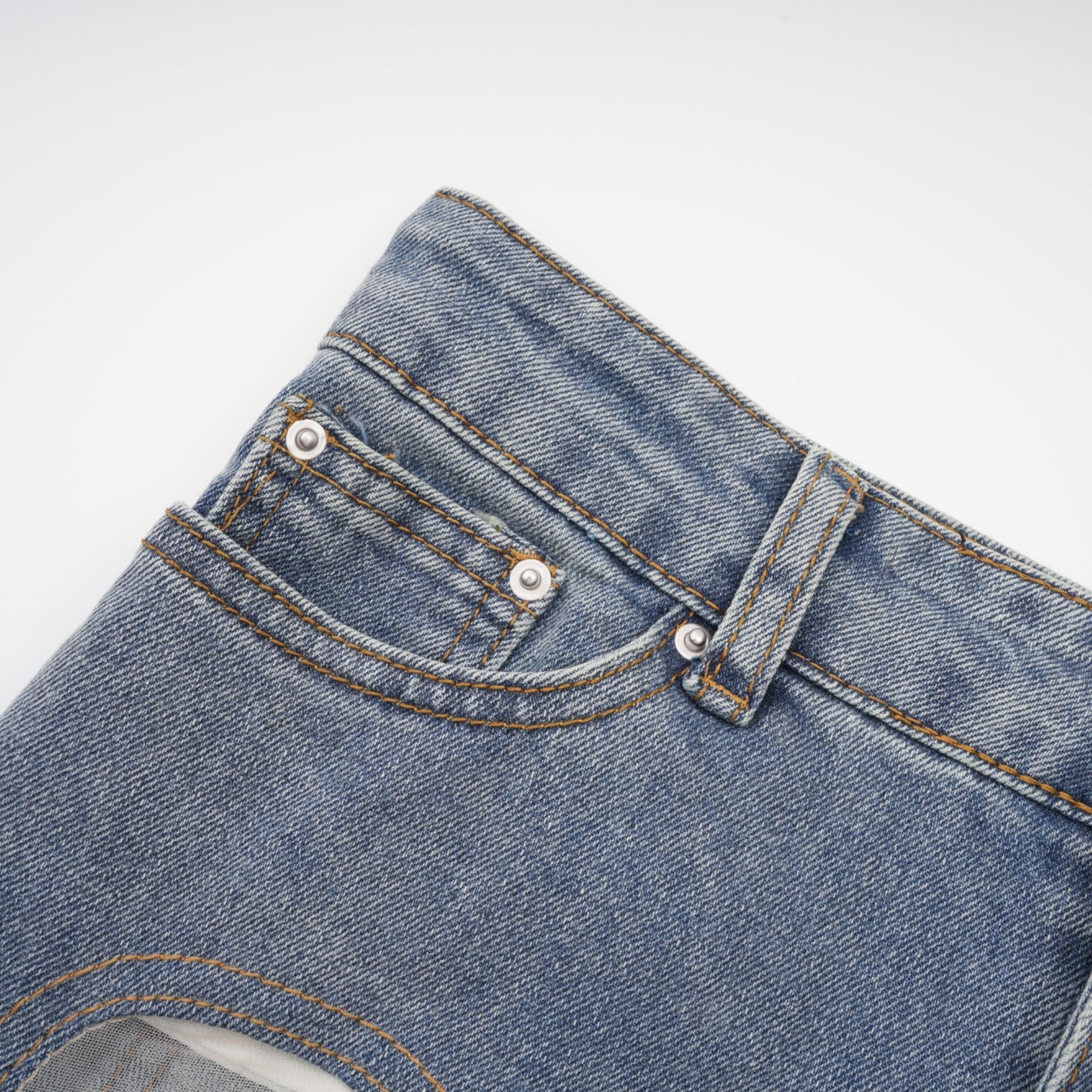 Aélis sheer-panelled jeans (Final Sale-US Only)
