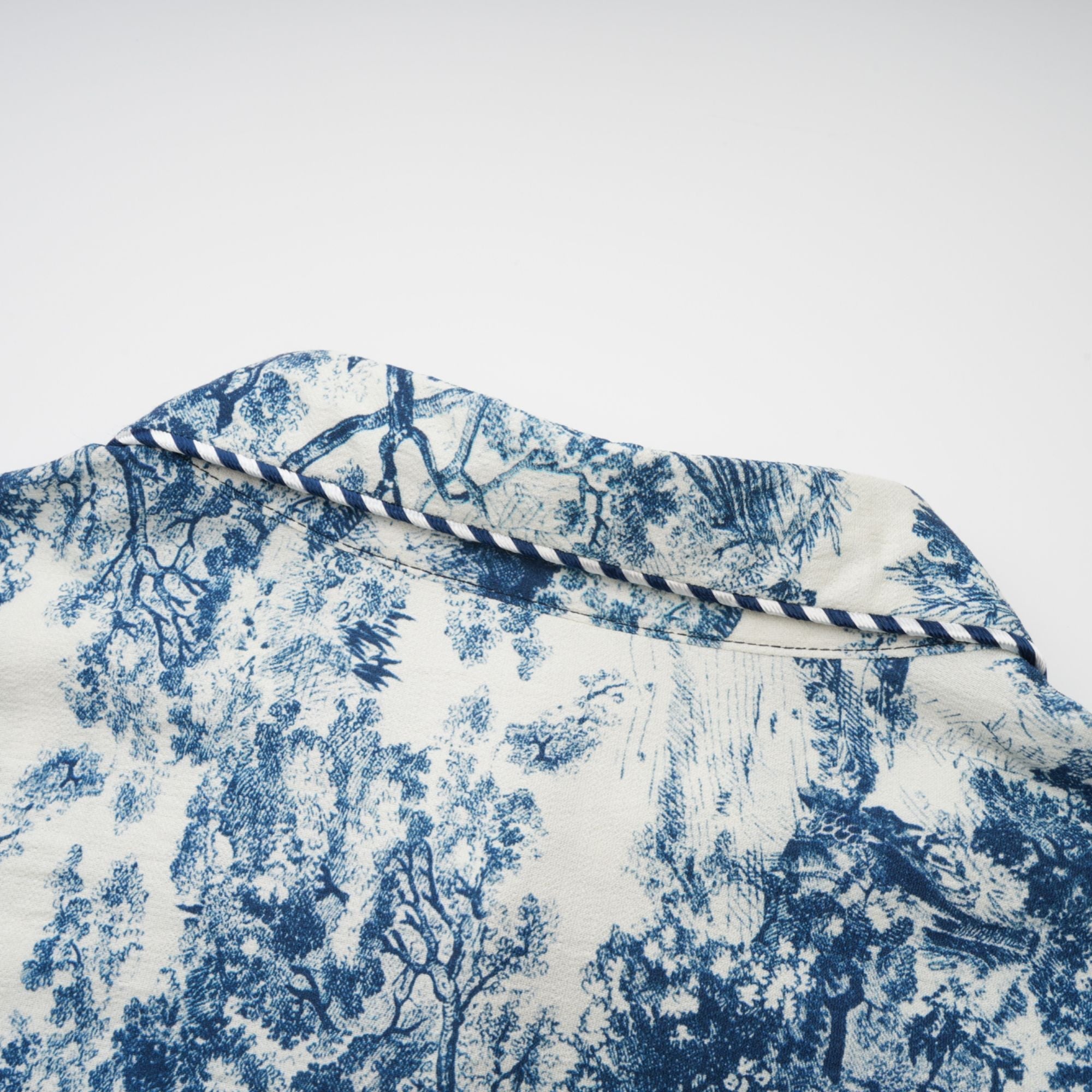 Adélaïde graphic-print midi dress in Blue (Final Sale-US Only)