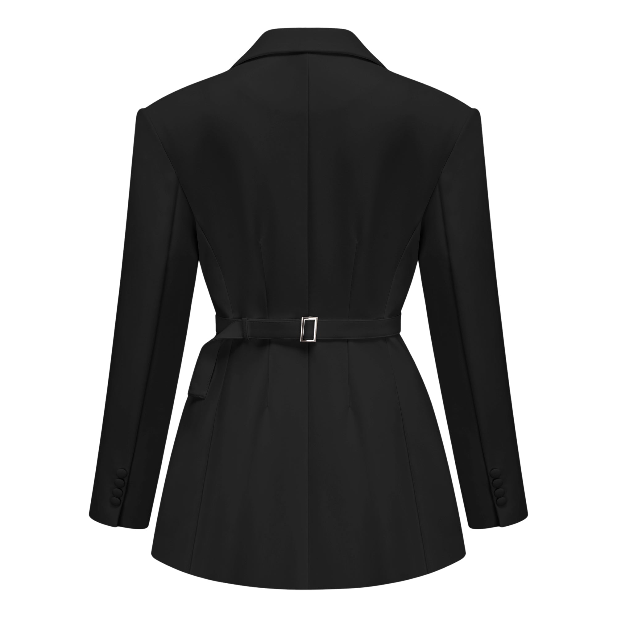 Osanne Black Double Breasted Blazer Mini Dress (Final Sale-US Only)