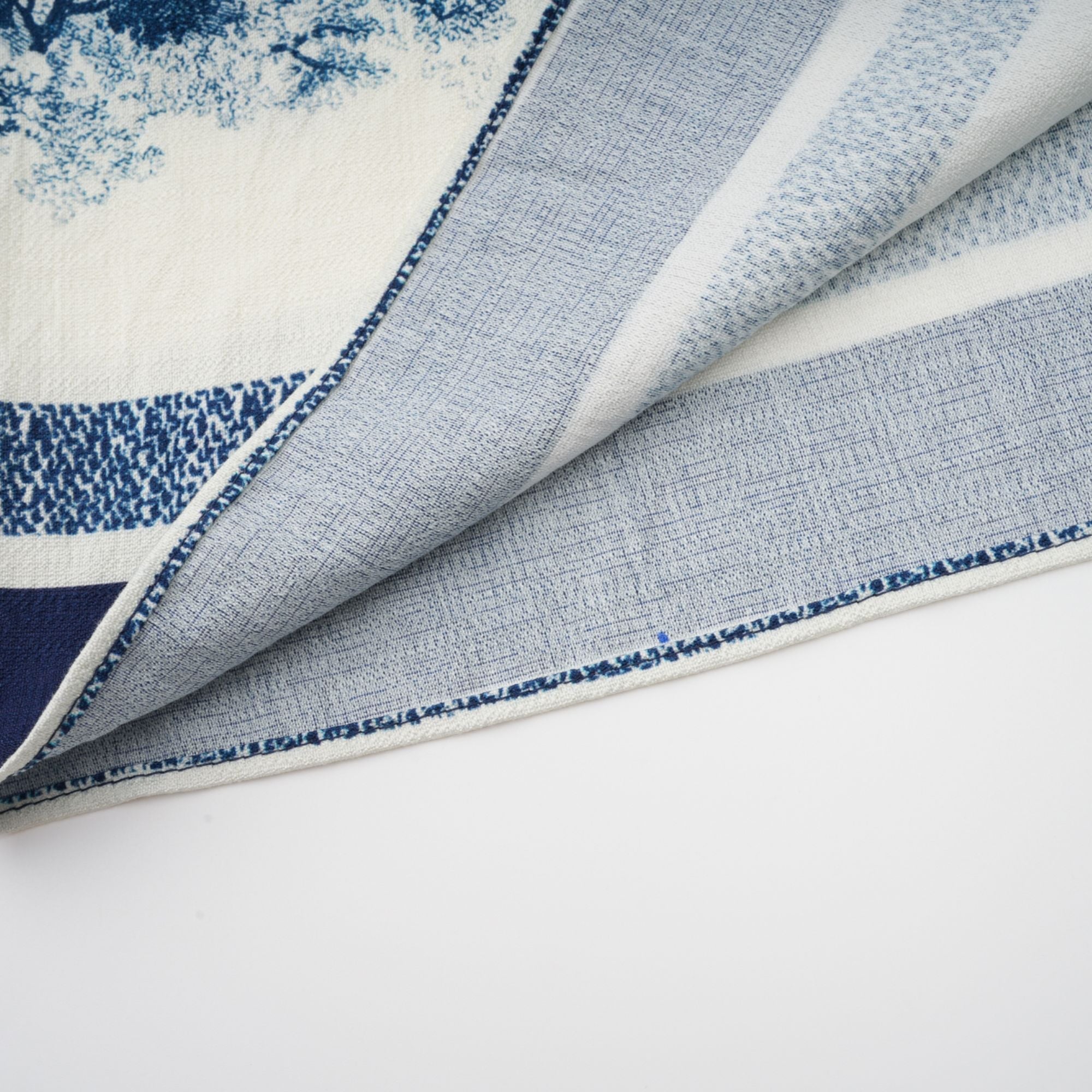 Adélaïde graphic-print midi dress in Blue