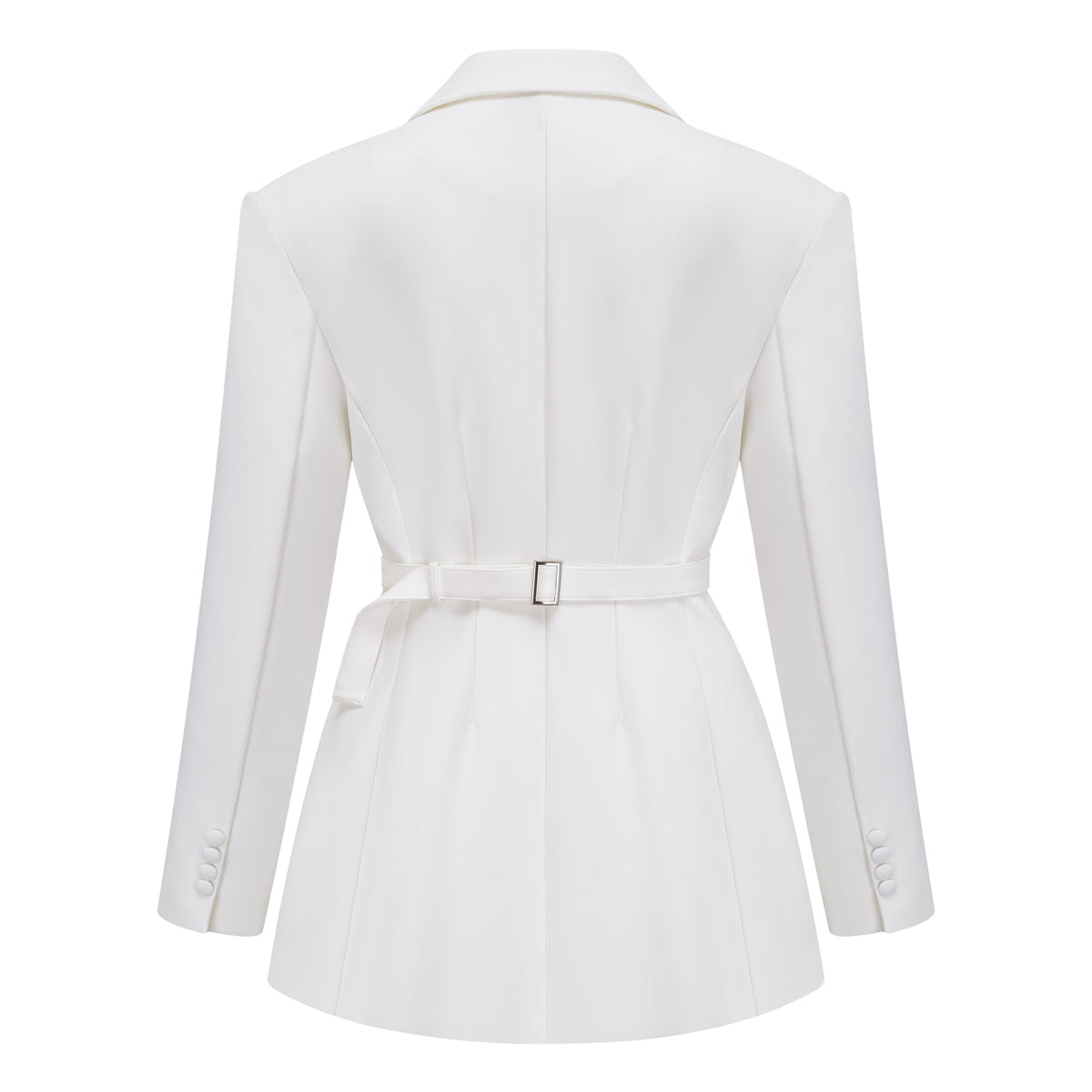 Osanne White Double Breasted Blazer Mini Dress (Final Sale-US Only)
