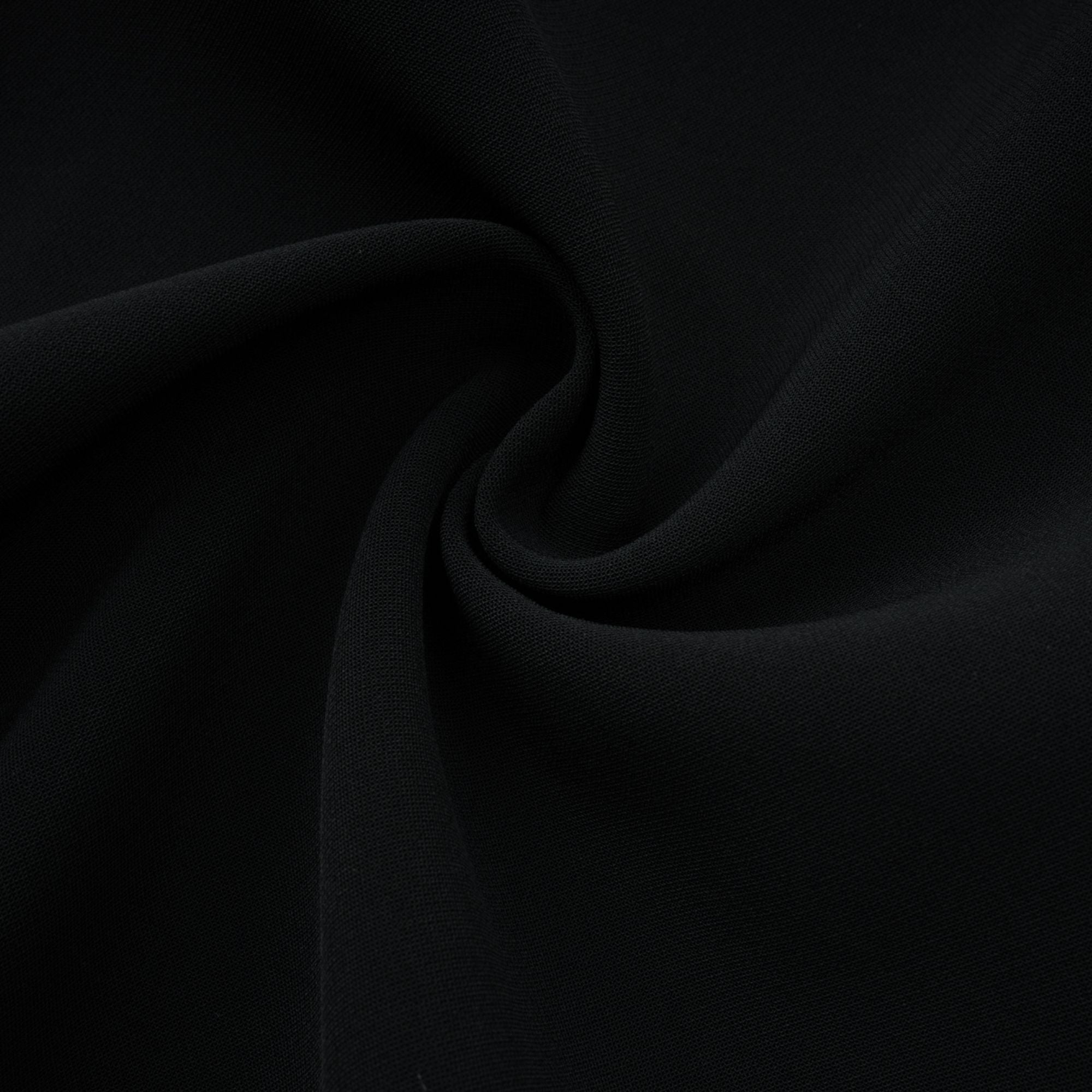 Danaé black faux-pearl-embellished mini dress