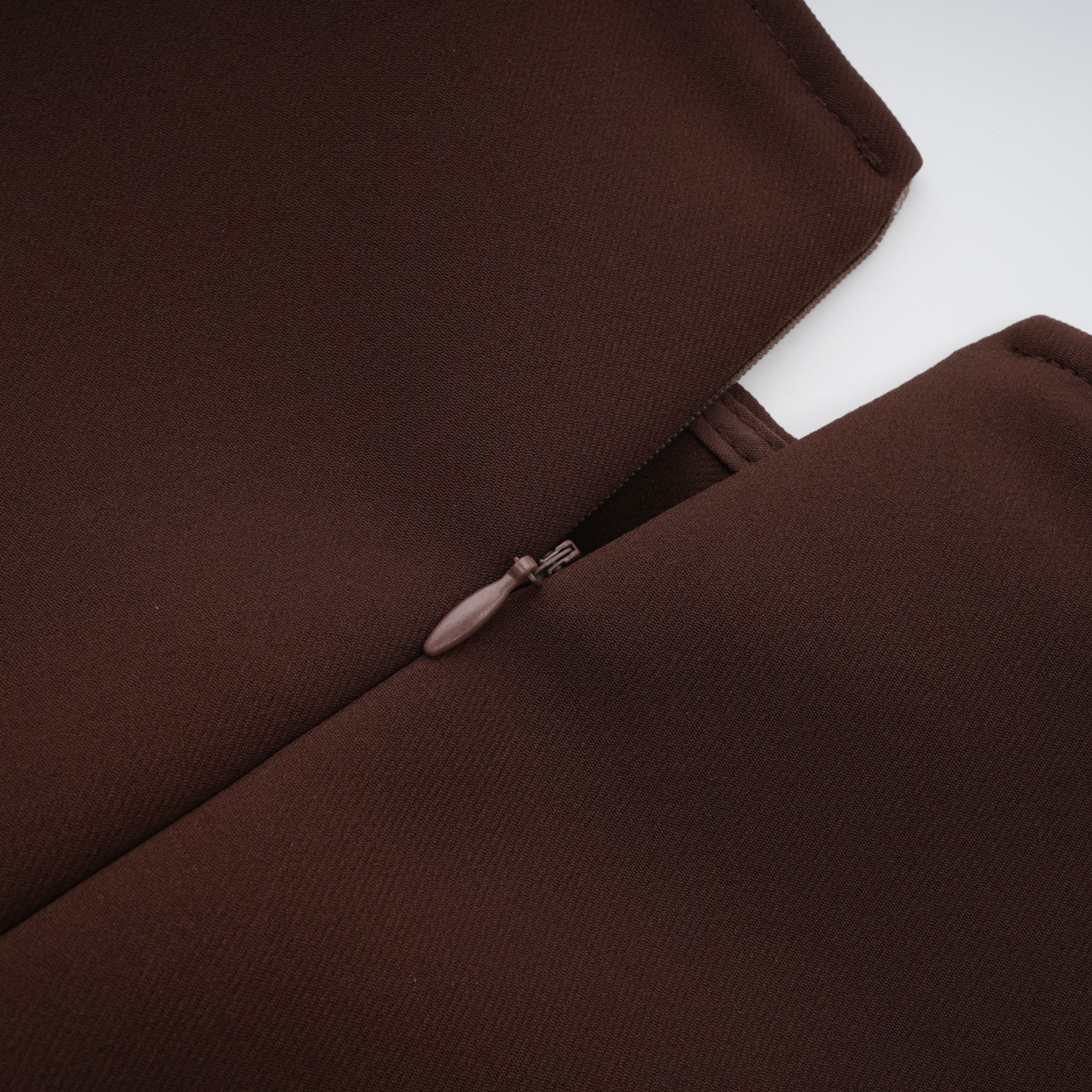 Jenifier brown asymmetrical midi dress (Final Sale)