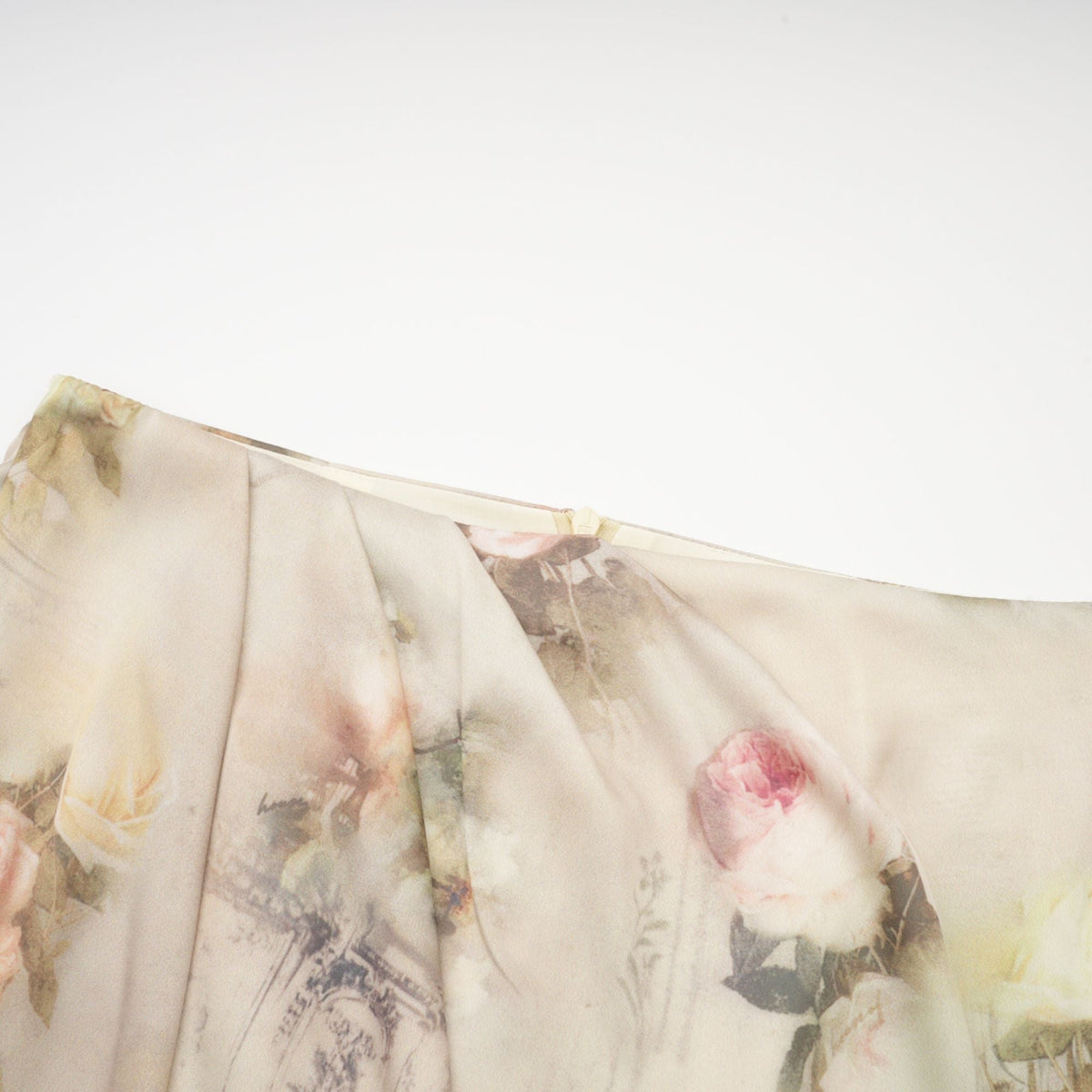 Viviane floral-print top & skirt matching set