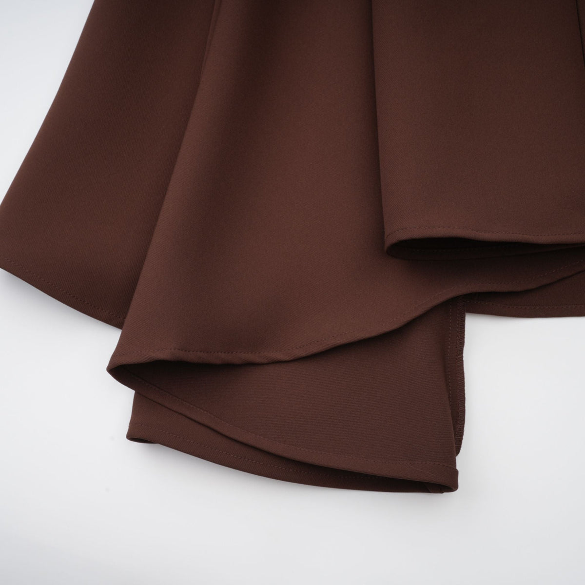 Jenifier brown asymmetrical midi dress (Final Sale)