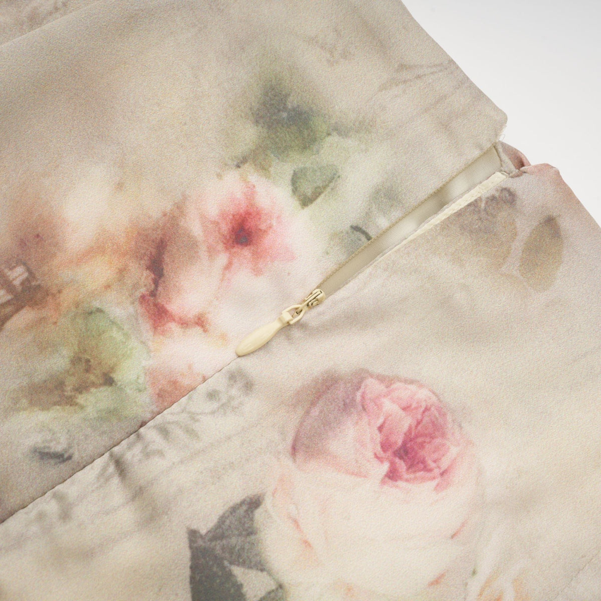 Viviane floral-print top & skirt matching set