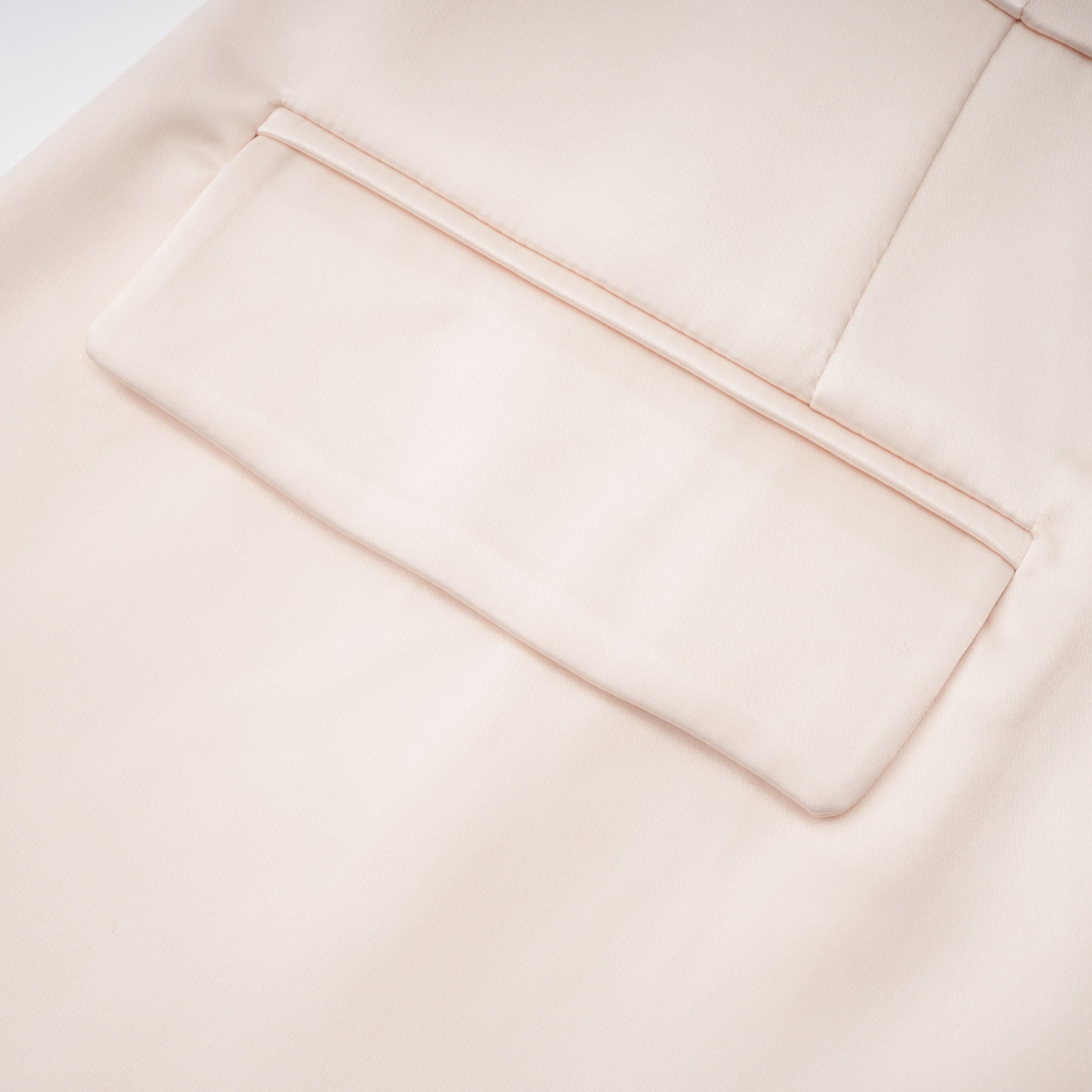 Roxanne Neutral Mock Neck Blouse & Mermaid Skirt Set