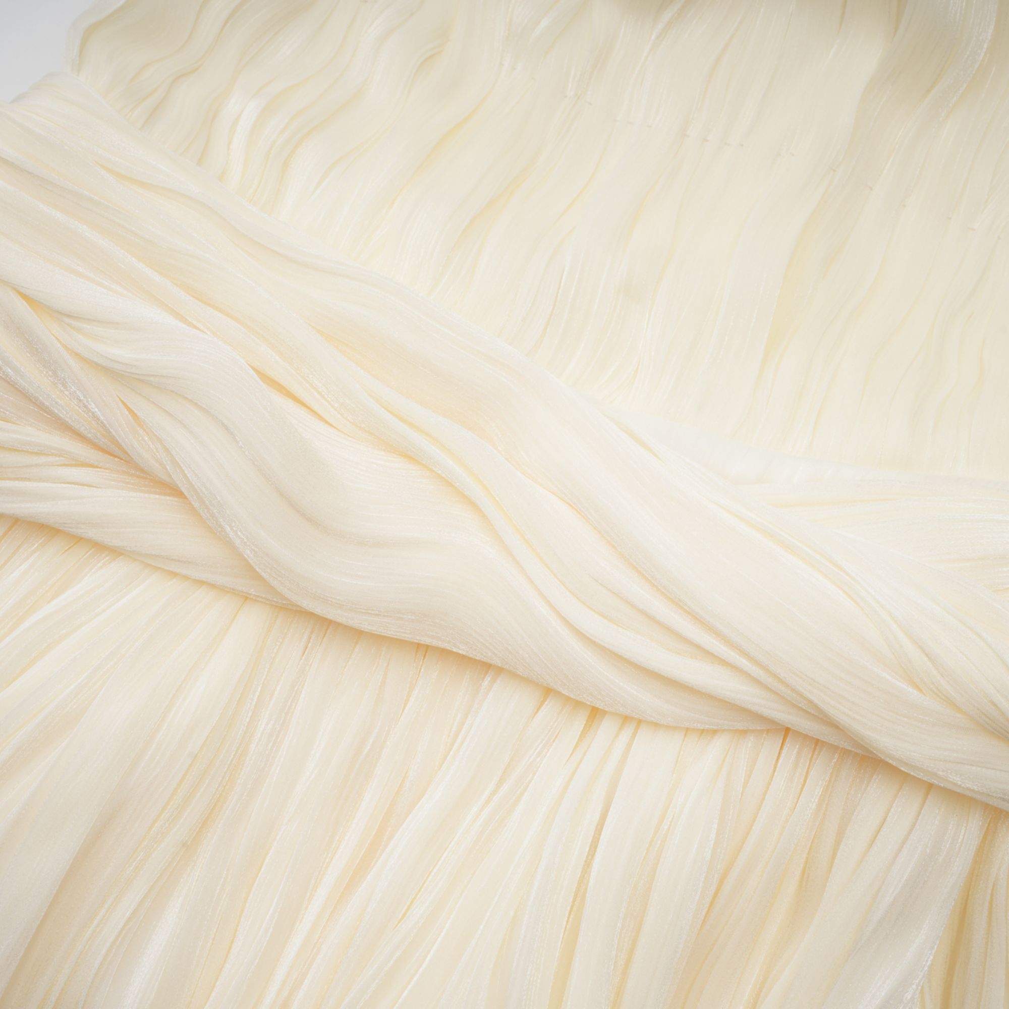 Cyrielle pleated ribbon-design mini dress