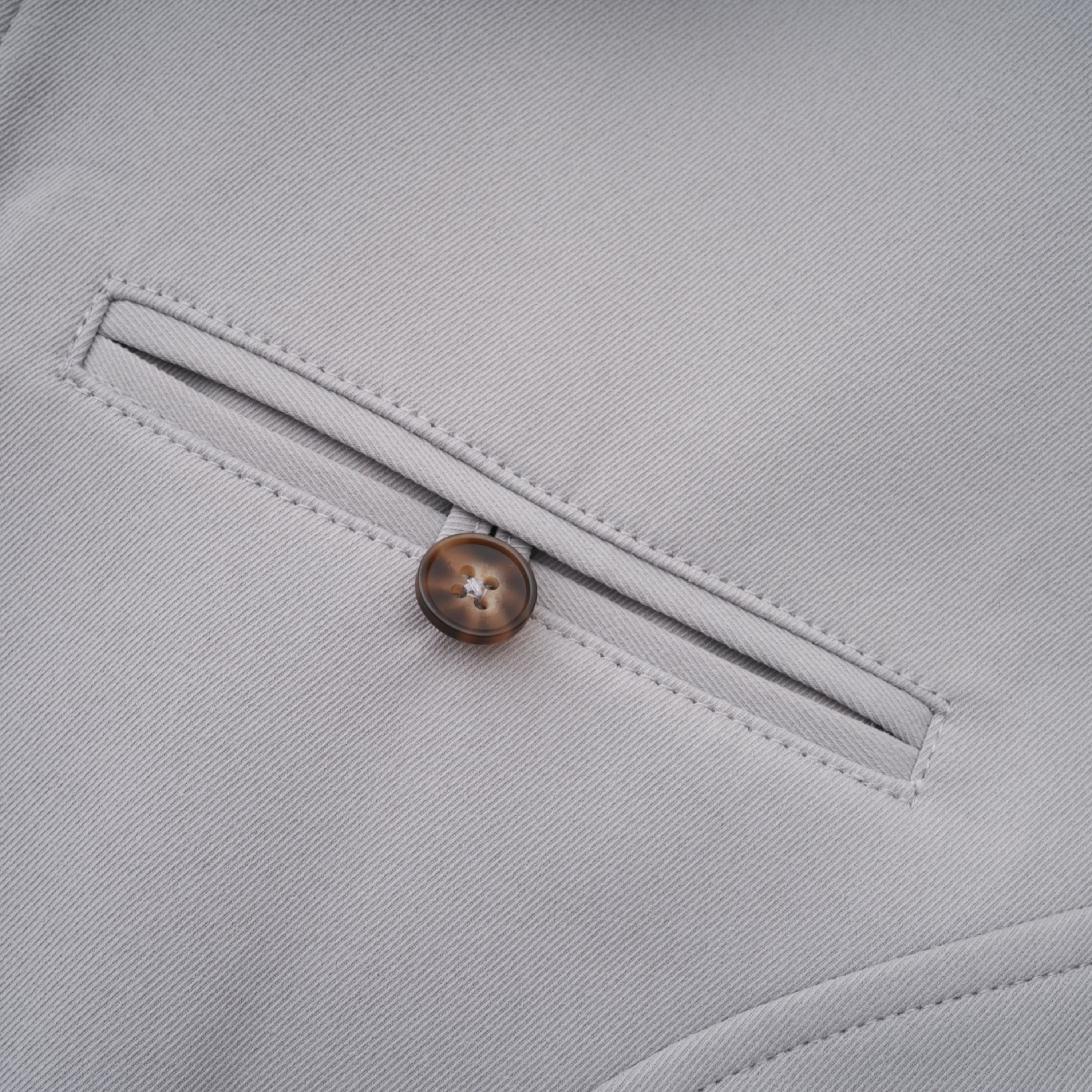 Vilma Grey Leather Collar Hunting Jacket