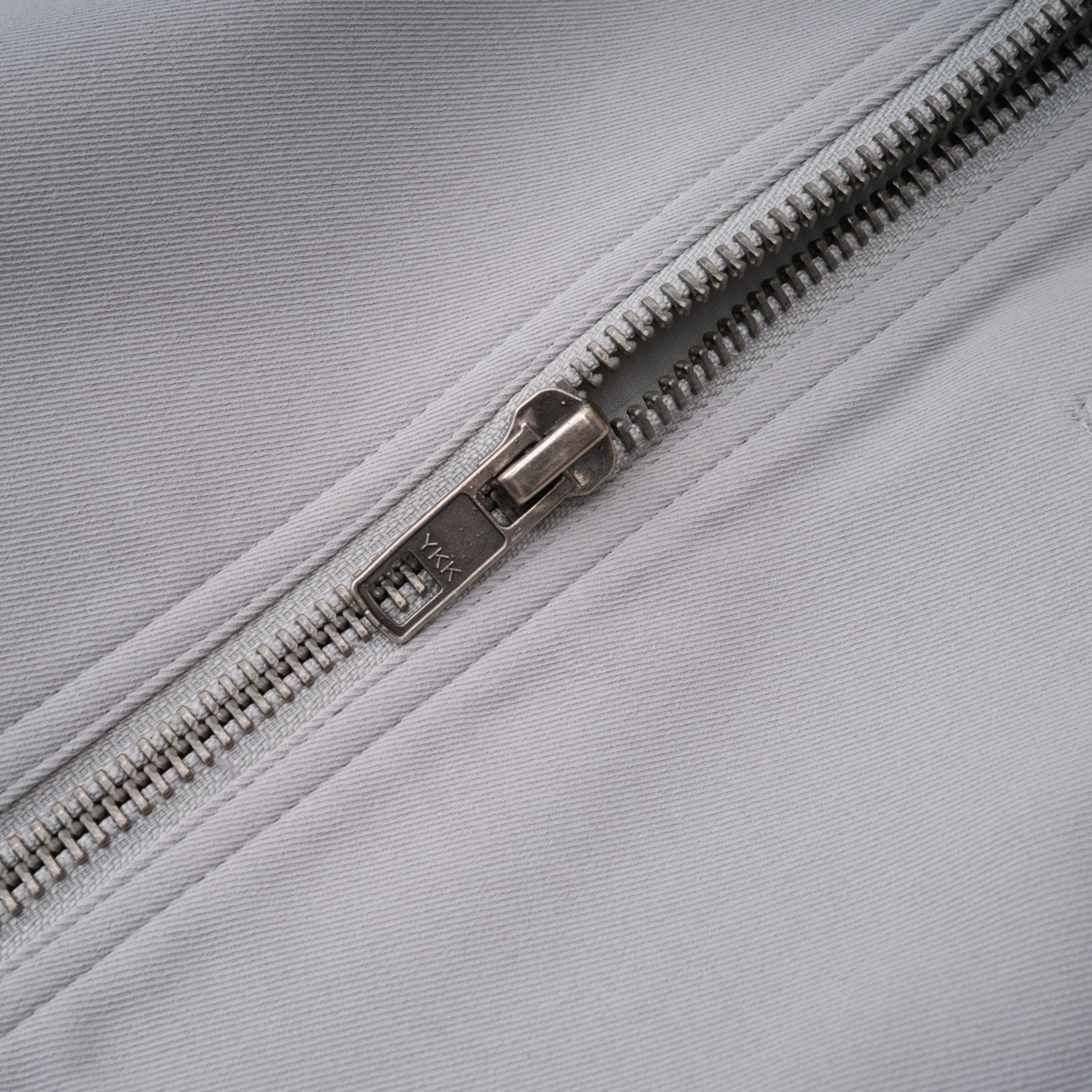 Vilma Grey Leather Collar Hunting Jacket