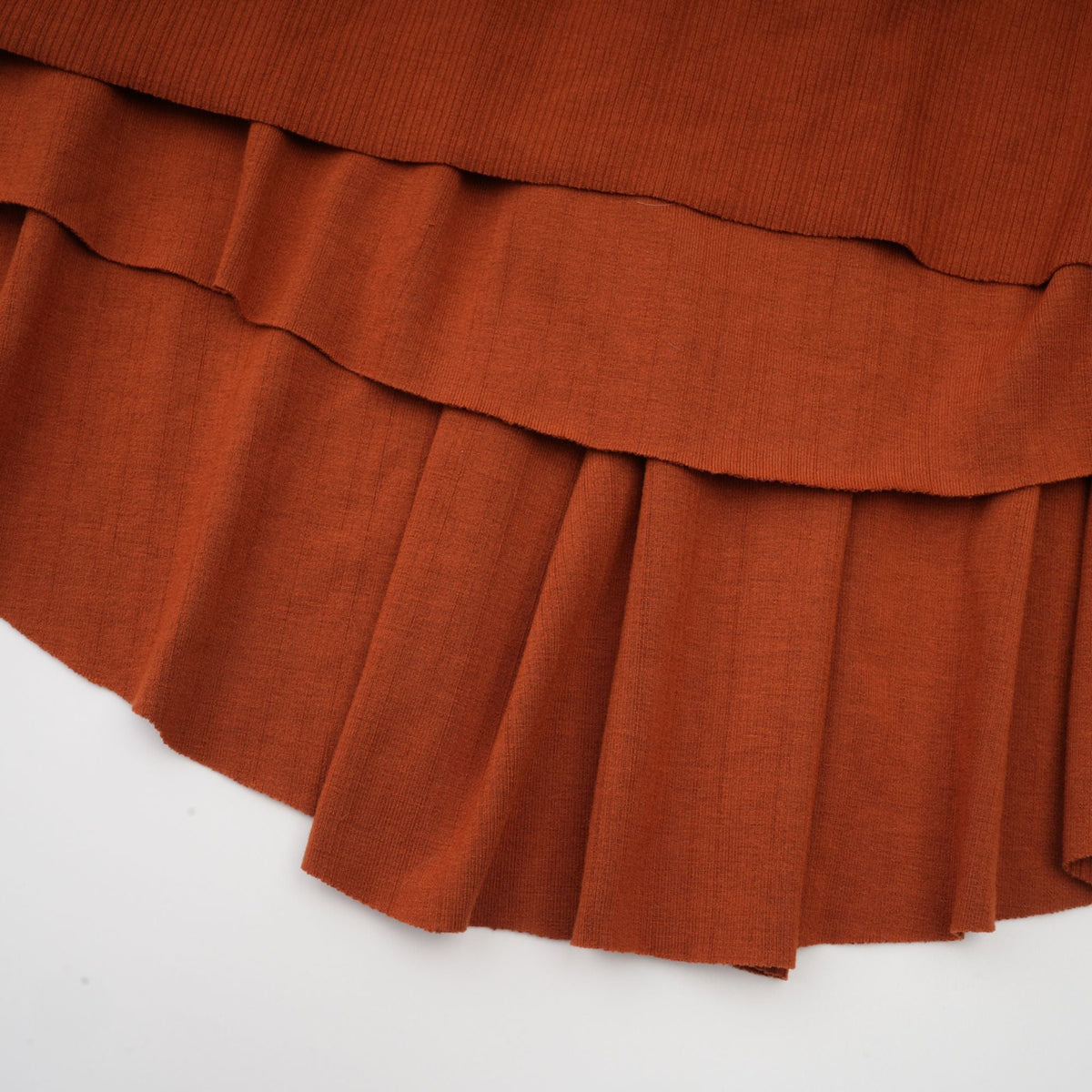 célestine brown twisted cut-out top & skirt matching set