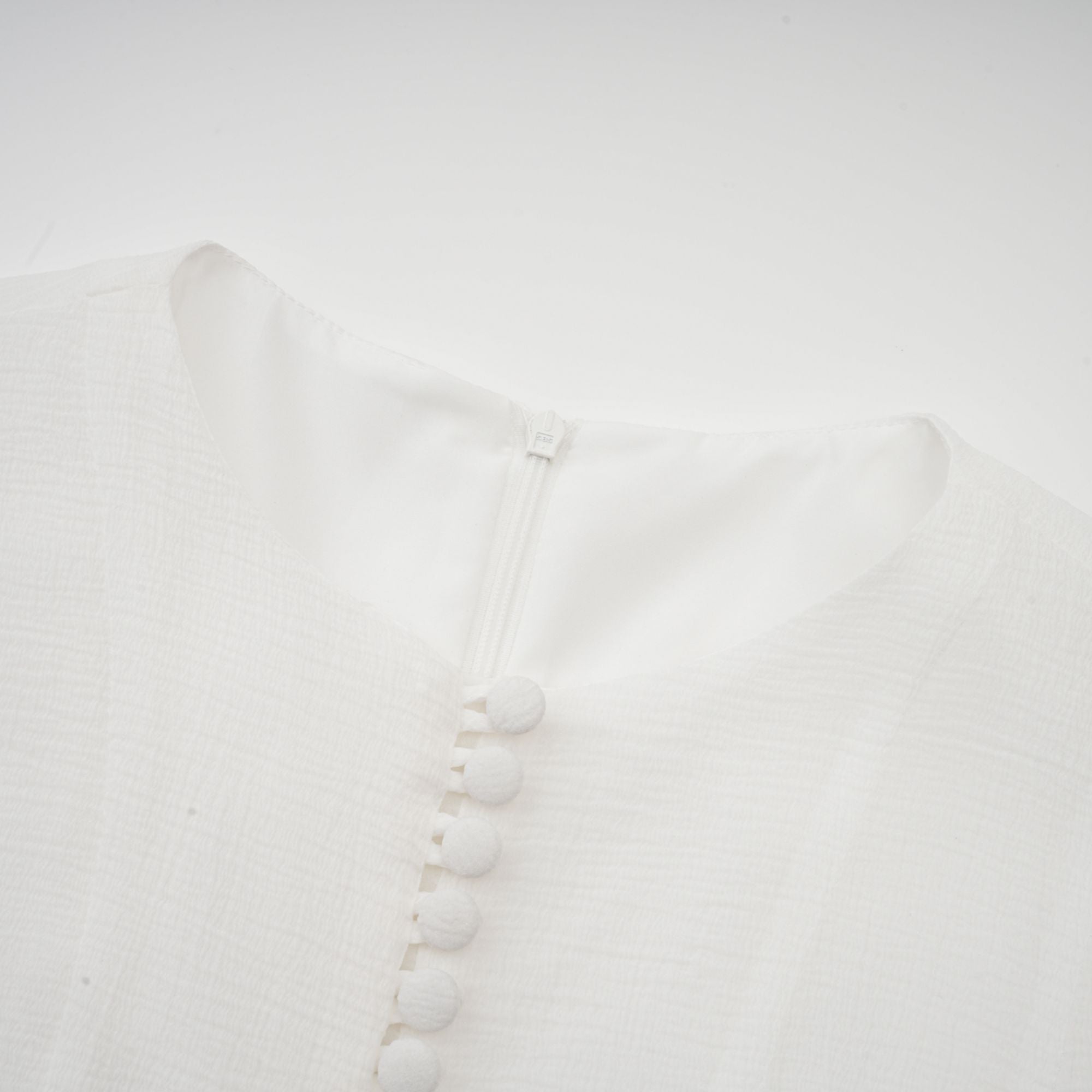 Anaïs semi-sheer flared mini dress (Final Sale-US Only)