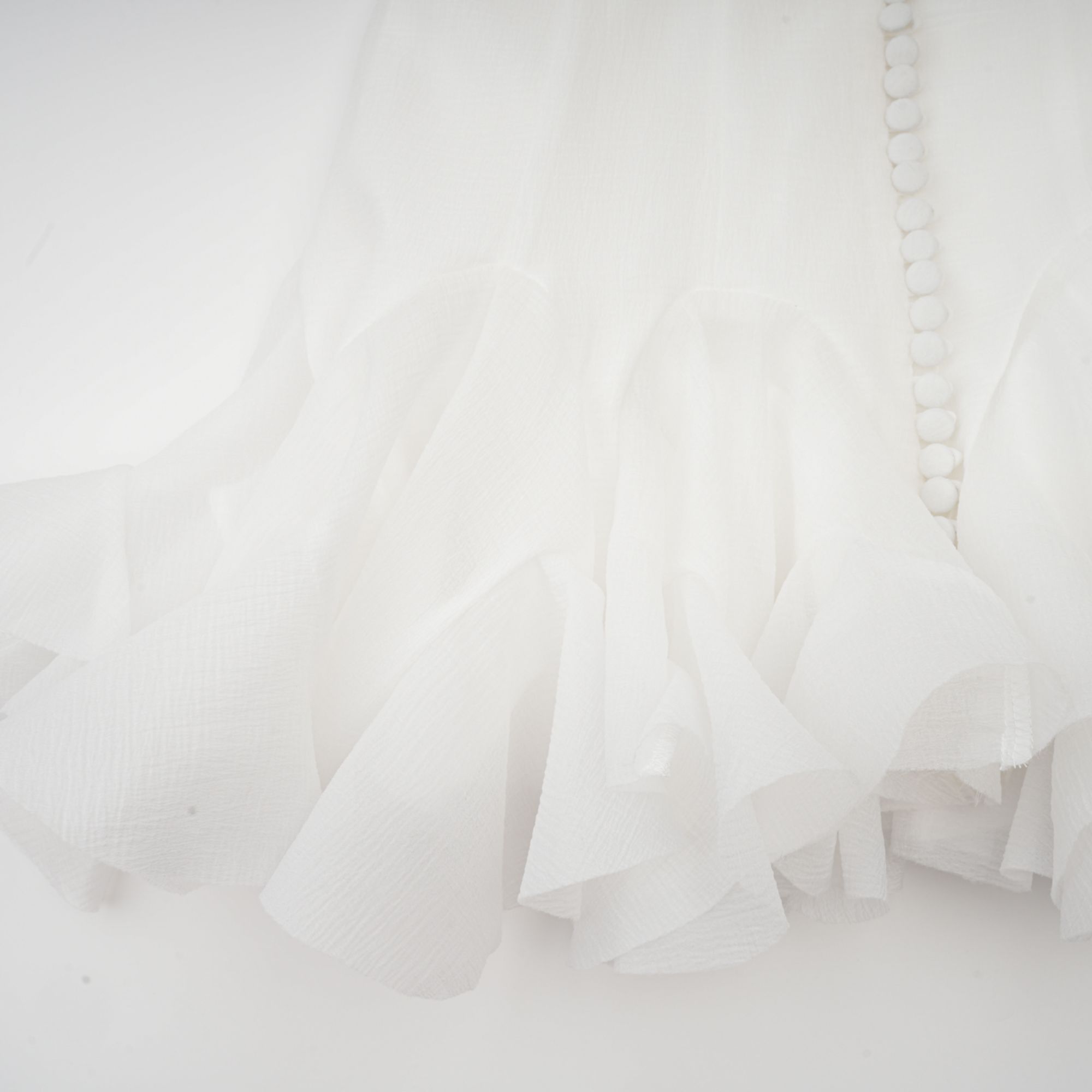 Anaïs semi-sheer flared mini dress (Final Sale-US Only)