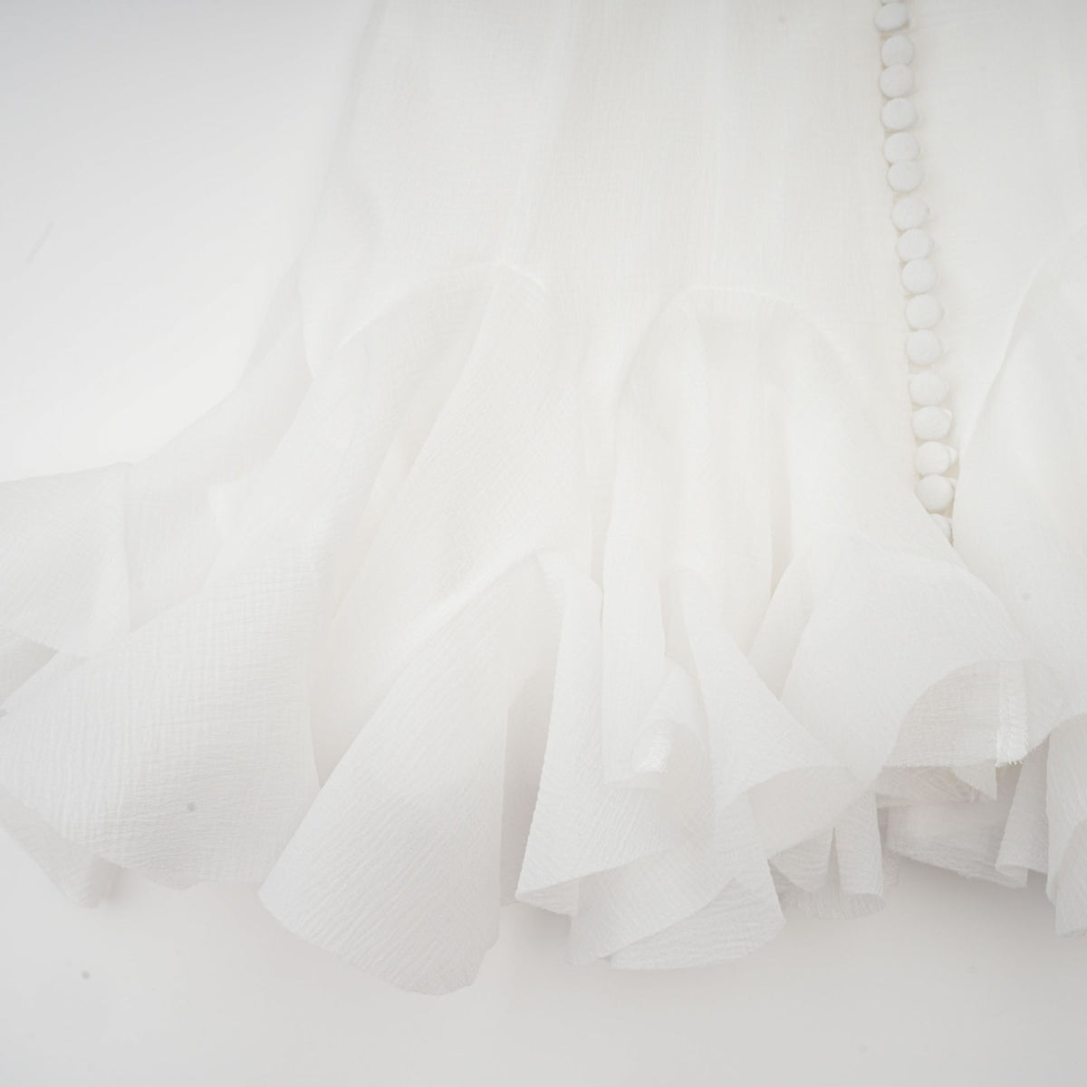 Anaïs semi-sheer flared mini dress (Final Sale-US Only)